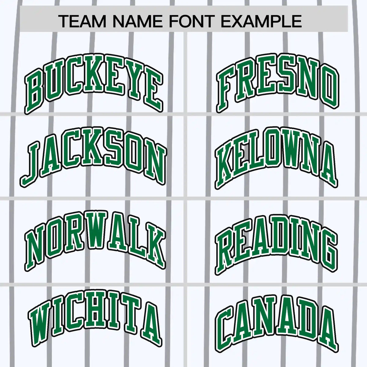 Custom White Black-Kelly Green Pinstripe Pattern Design Performance T-Shirt