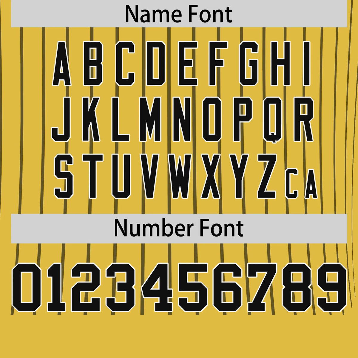 Custom Gold Black-White Pinstripe Pattern Design Performance T-Shirt