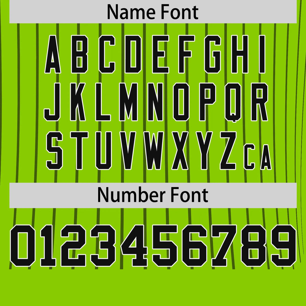 Custom Neon Green Black-White Pinstripe Pattern Design Performance T-Shirt