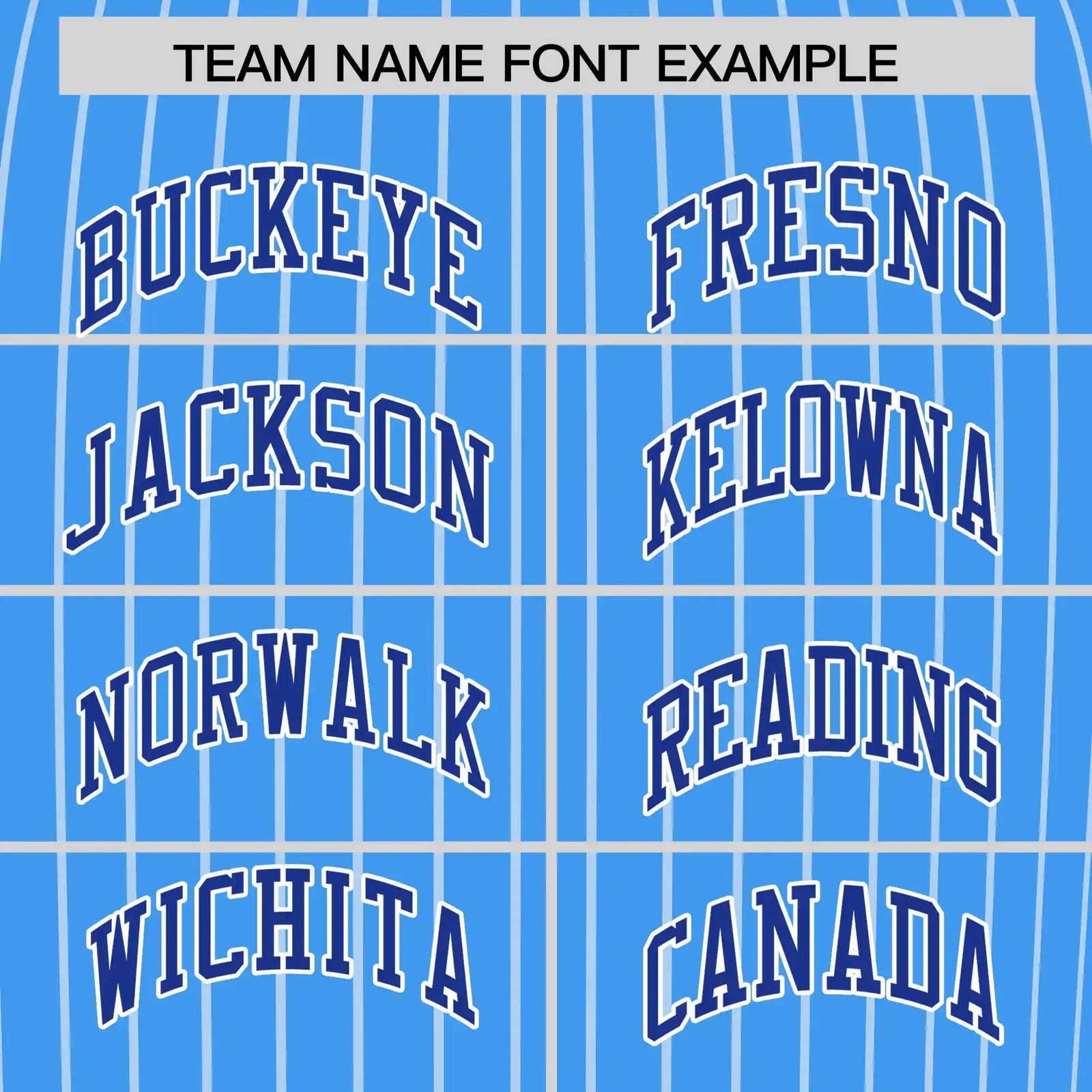 Custom Powder Blue White-Royal Blue Pinstripe Pattern Design Performance T-Shirt