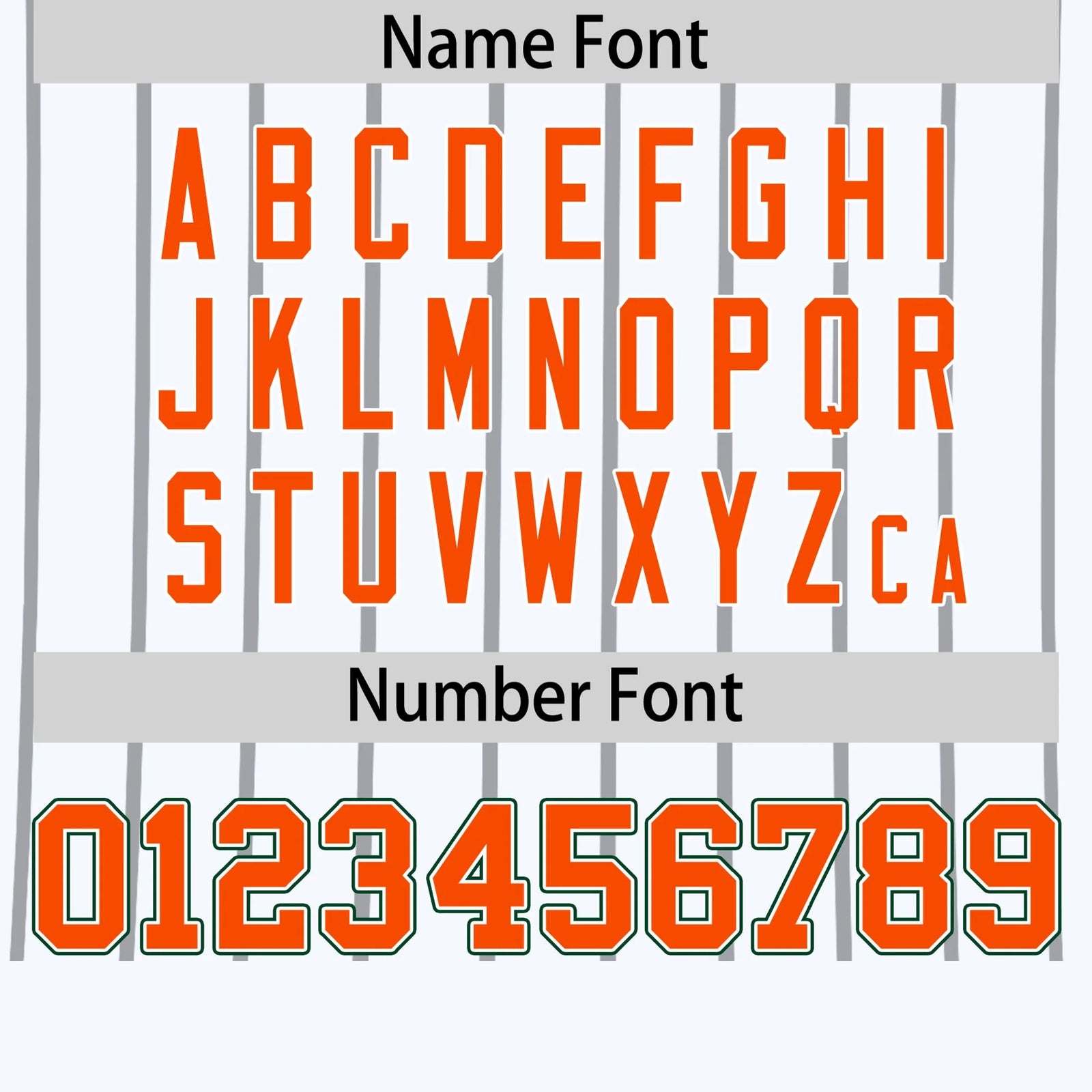 Custom White Black-Orange Pinstripe Pattern Design Performance T-Shirt