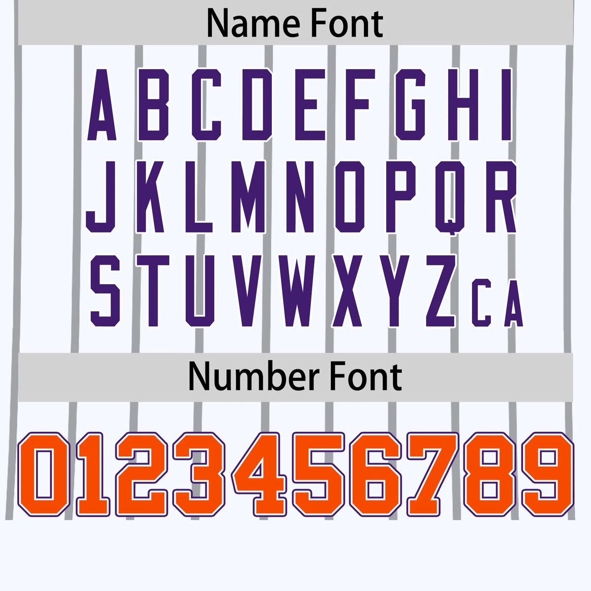 Custom White Black-Orange Pinstripe Pattern Design Performance T-Shirt