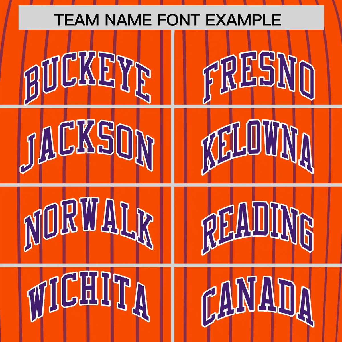 Custom Orange Purple-White Pinstripe Pattern Design Performance T-Shirt
