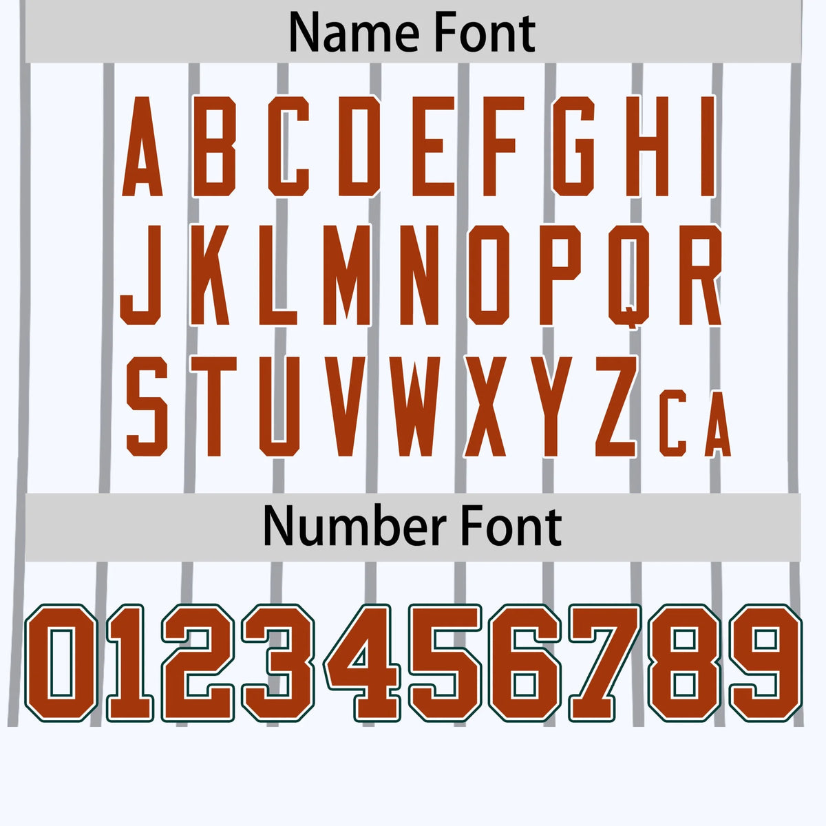 Custom White Black-Orange Pinstripe Pattern Design Performance T-Shirt