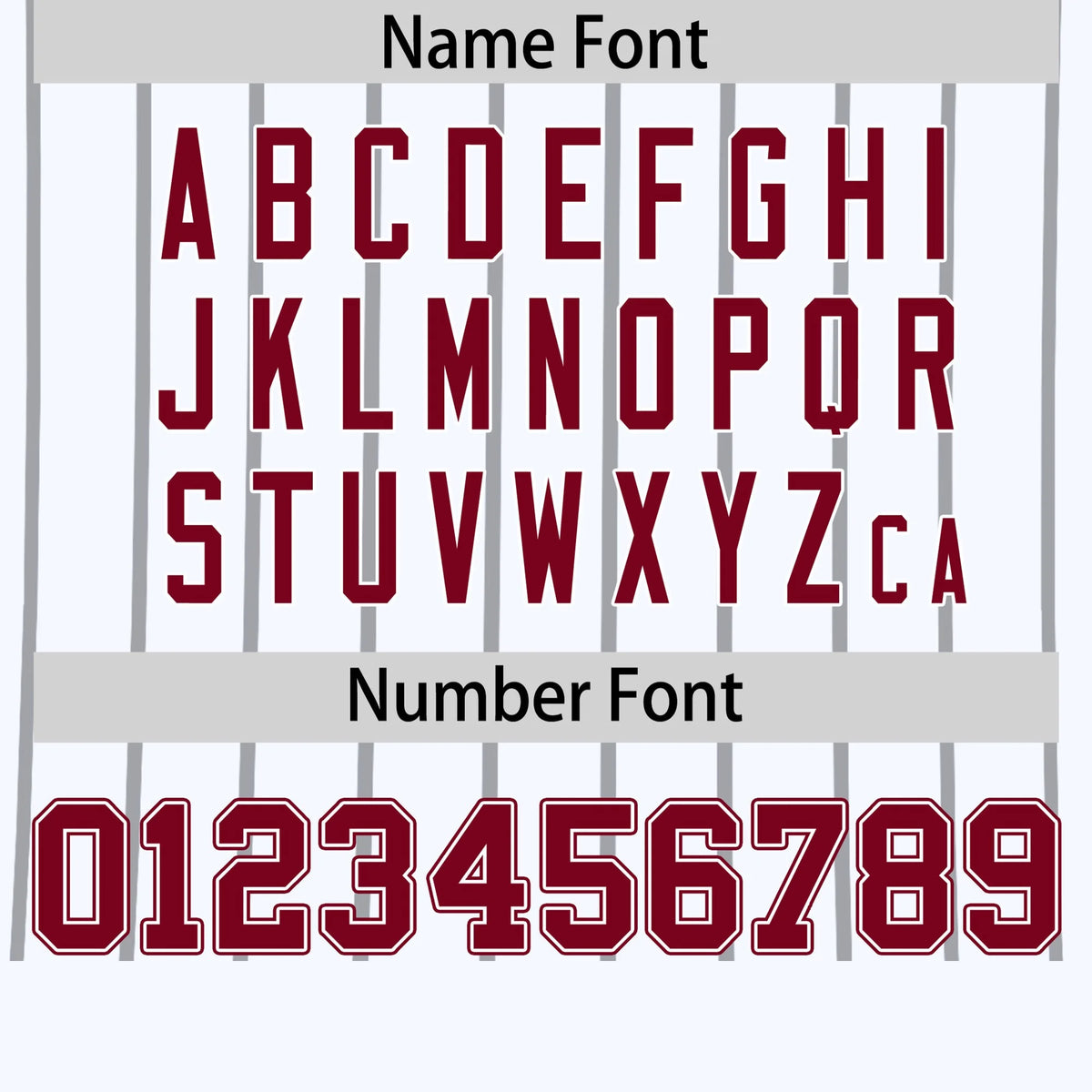 Custom White Black-Crimson Pinstripe Pattern Design Performance T-Shirt