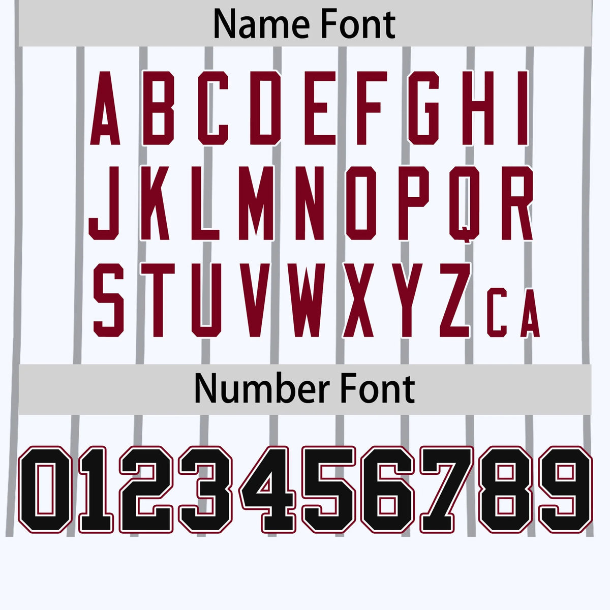 Custom White Black-Crimson Pinstripe Pattern Design Performance T-Shirt