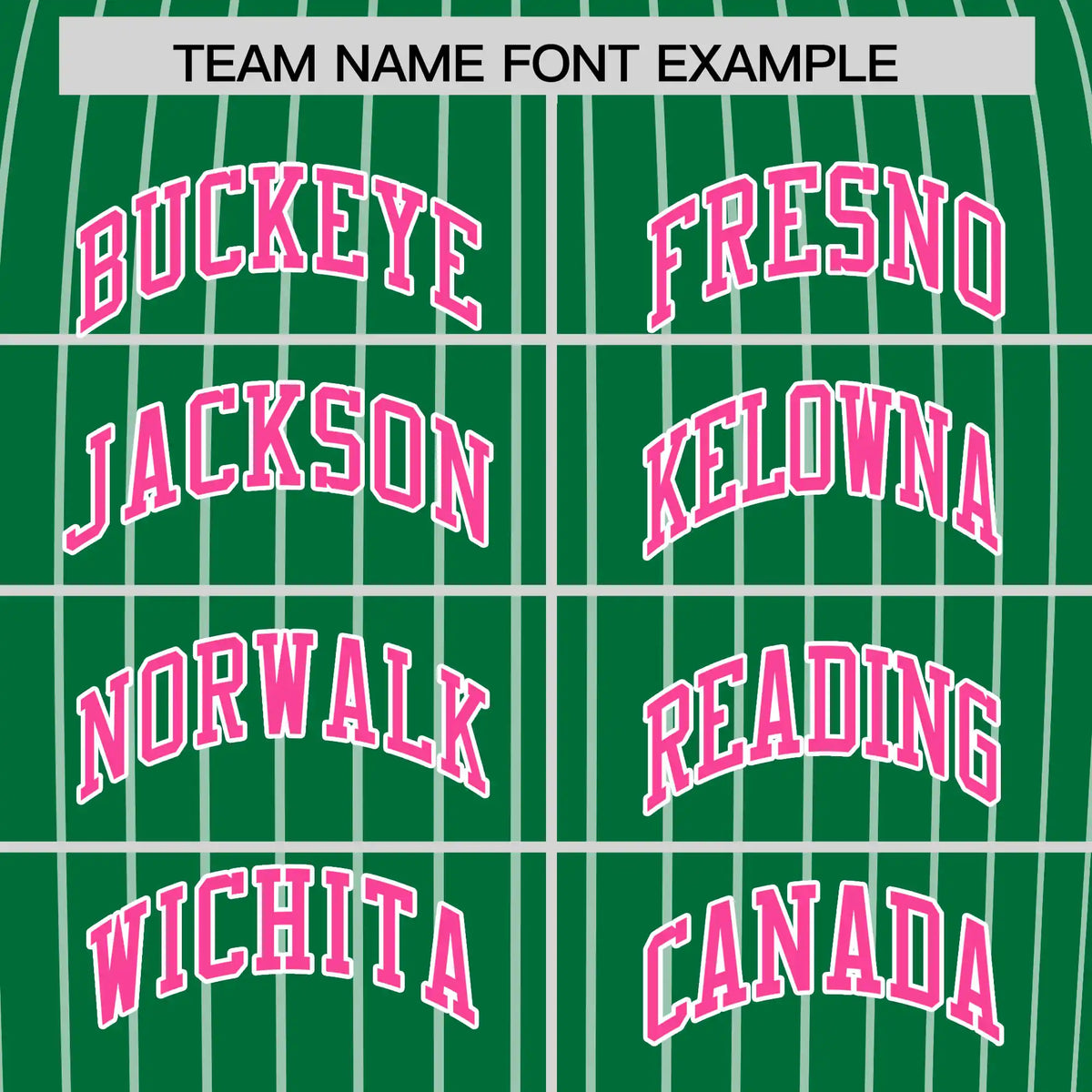 Custom Kelly Green White-Pink Pinstripe Pattern Design Performance T-Shirt