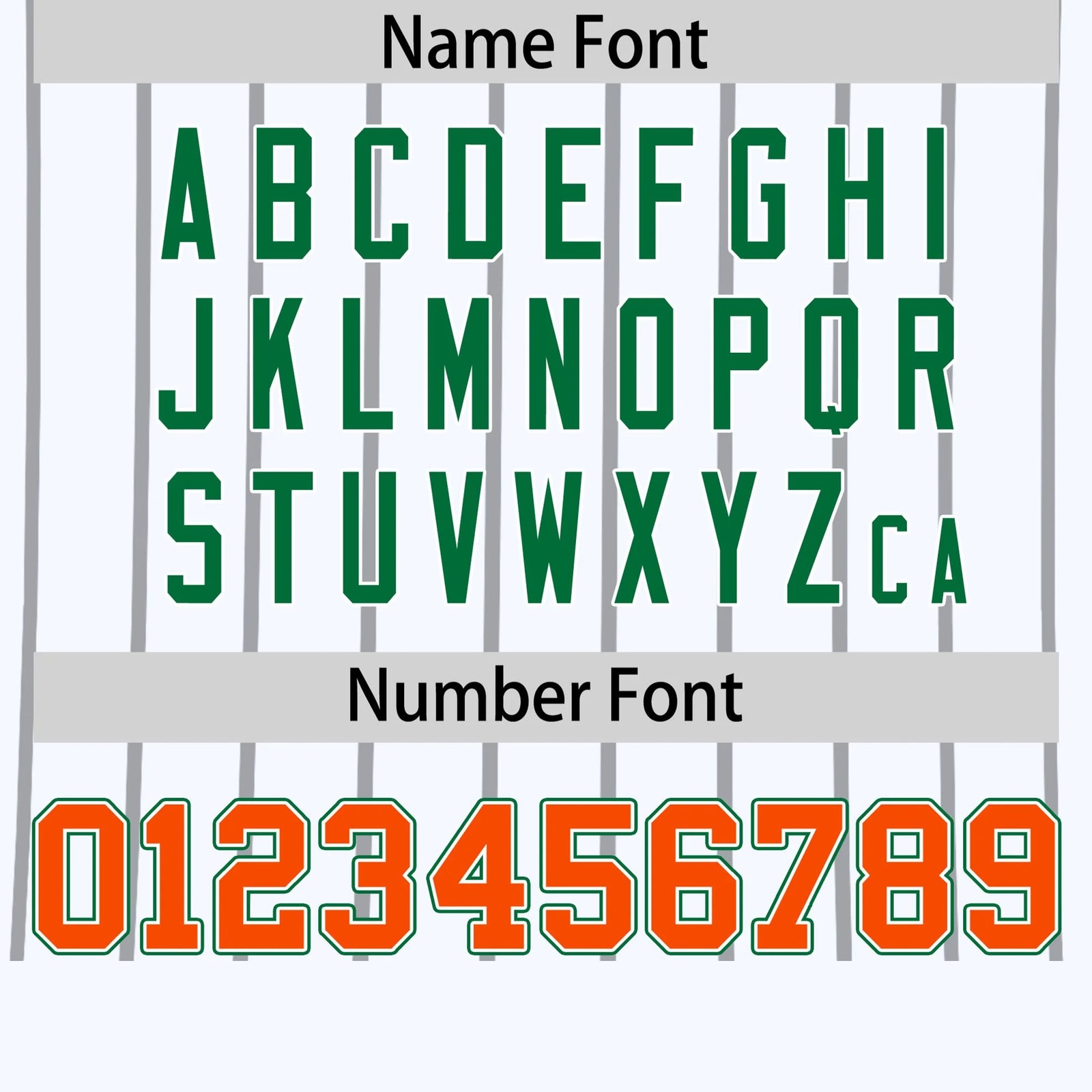 Custom White Gray-Kelly Green Pinstripe Pattern Design Performance T-Shirt