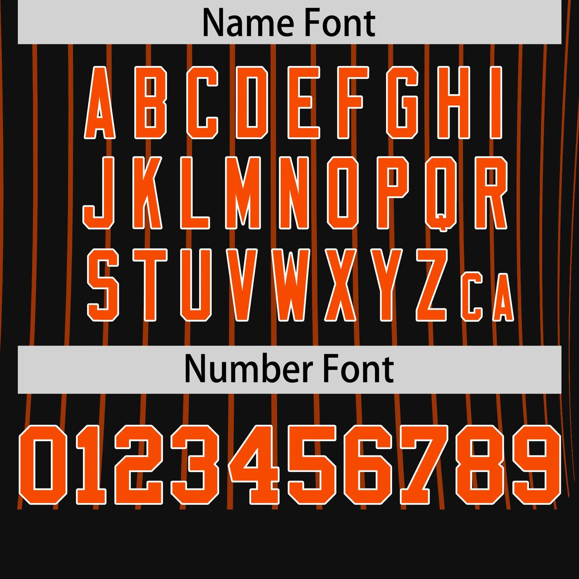 Custom Black Orange-Orange Pinstripe Pattern Design Performance T-Shirt