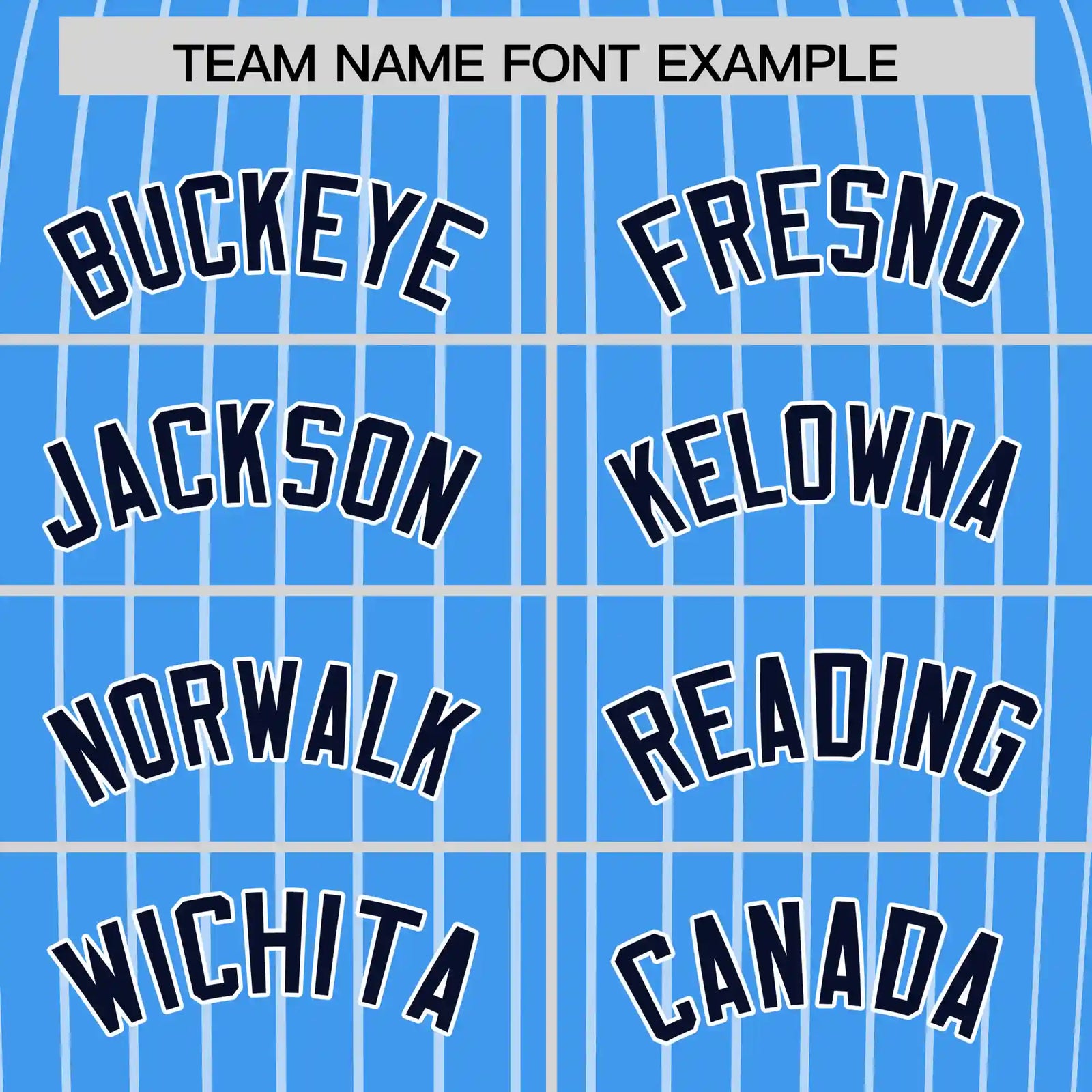 Custom Powder Blue White-Navy Pinstripe Pattern Design Performance T-Shirt