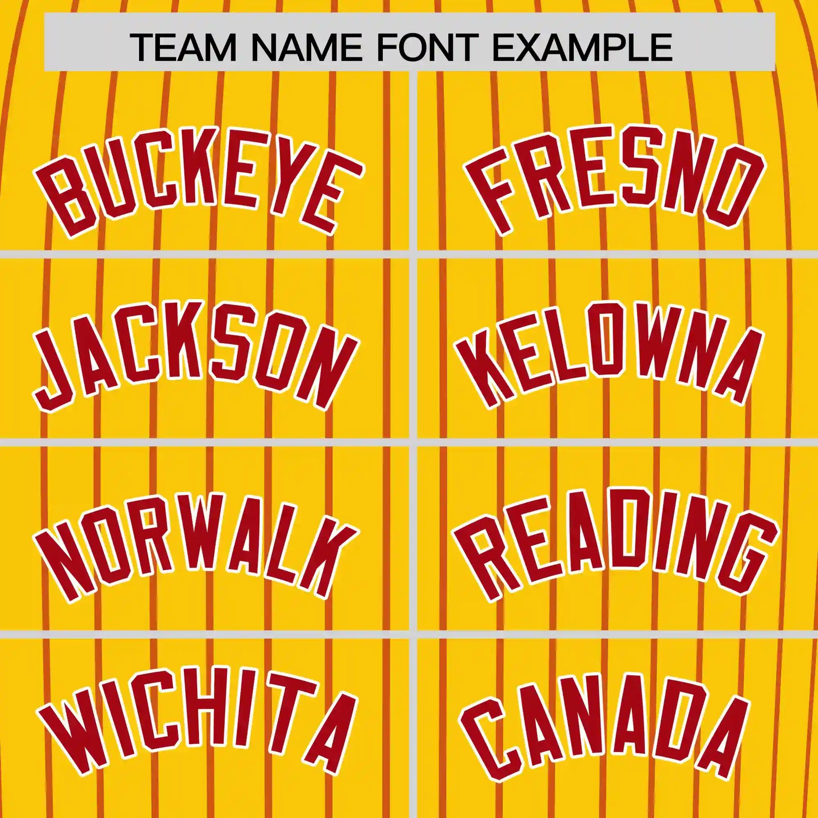 Custom Gold01 Red-White Pinstripe Pattern Design Performance T-Shirt