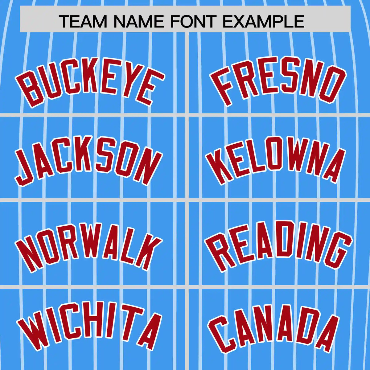 Custom Powder Blue White-Red Pinstripe Pattern Design Performance T-Shirt