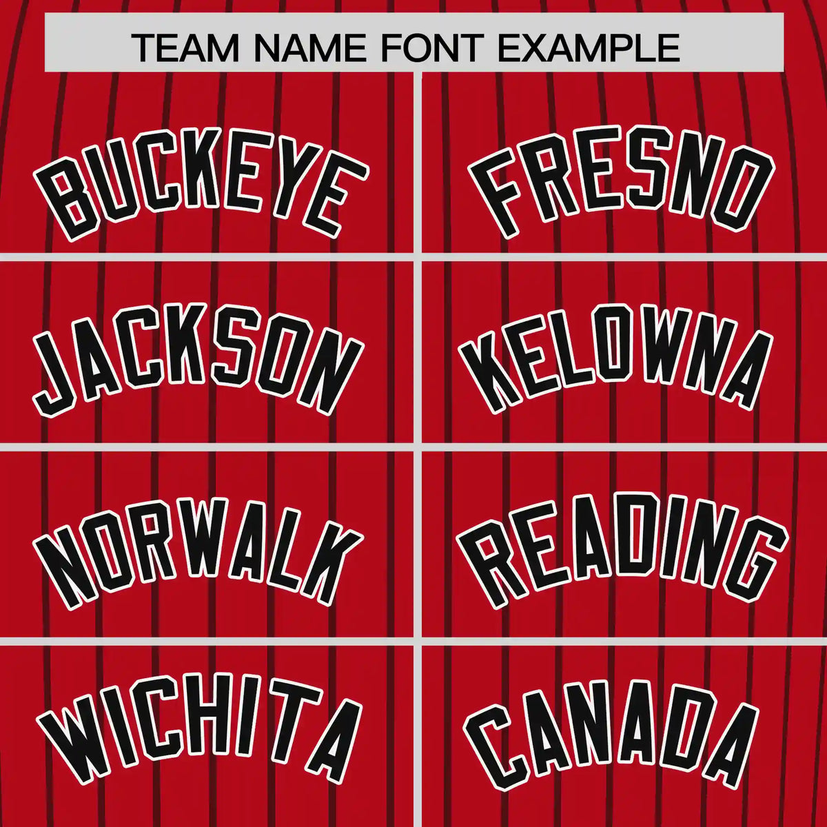 Custom Red Black-Black Pinstripe Pattern Design Performance T-Shirt