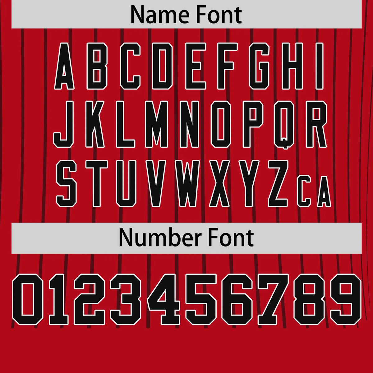 Custom Red Black-Black Pinstripe Pattern Design Performance T-Shirt