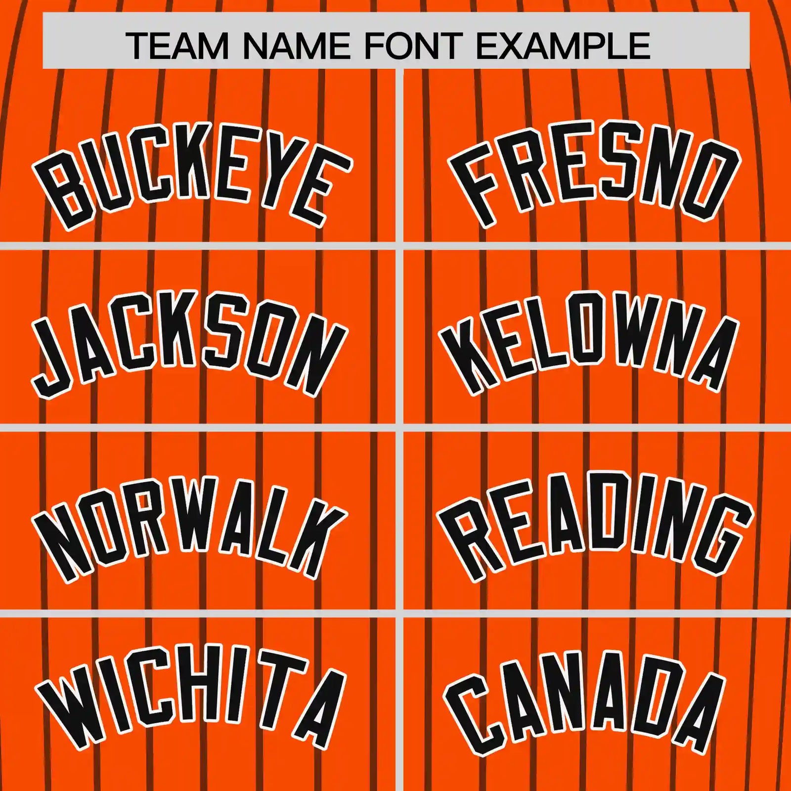 Custom Orange Black-Black Pinstripe Pattern Design Performance T-Shirt