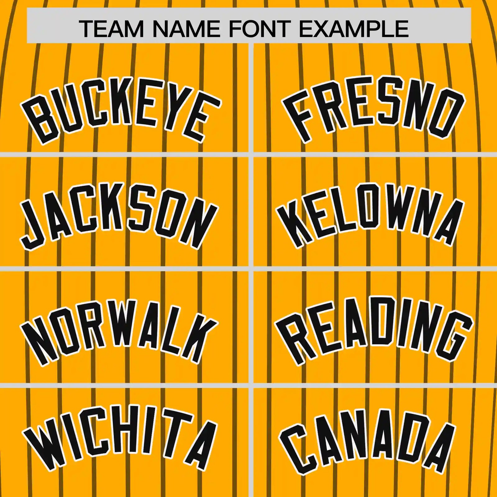 Custom Yellow Black-White Pinstripe Pattern Design Performance T-Shirt