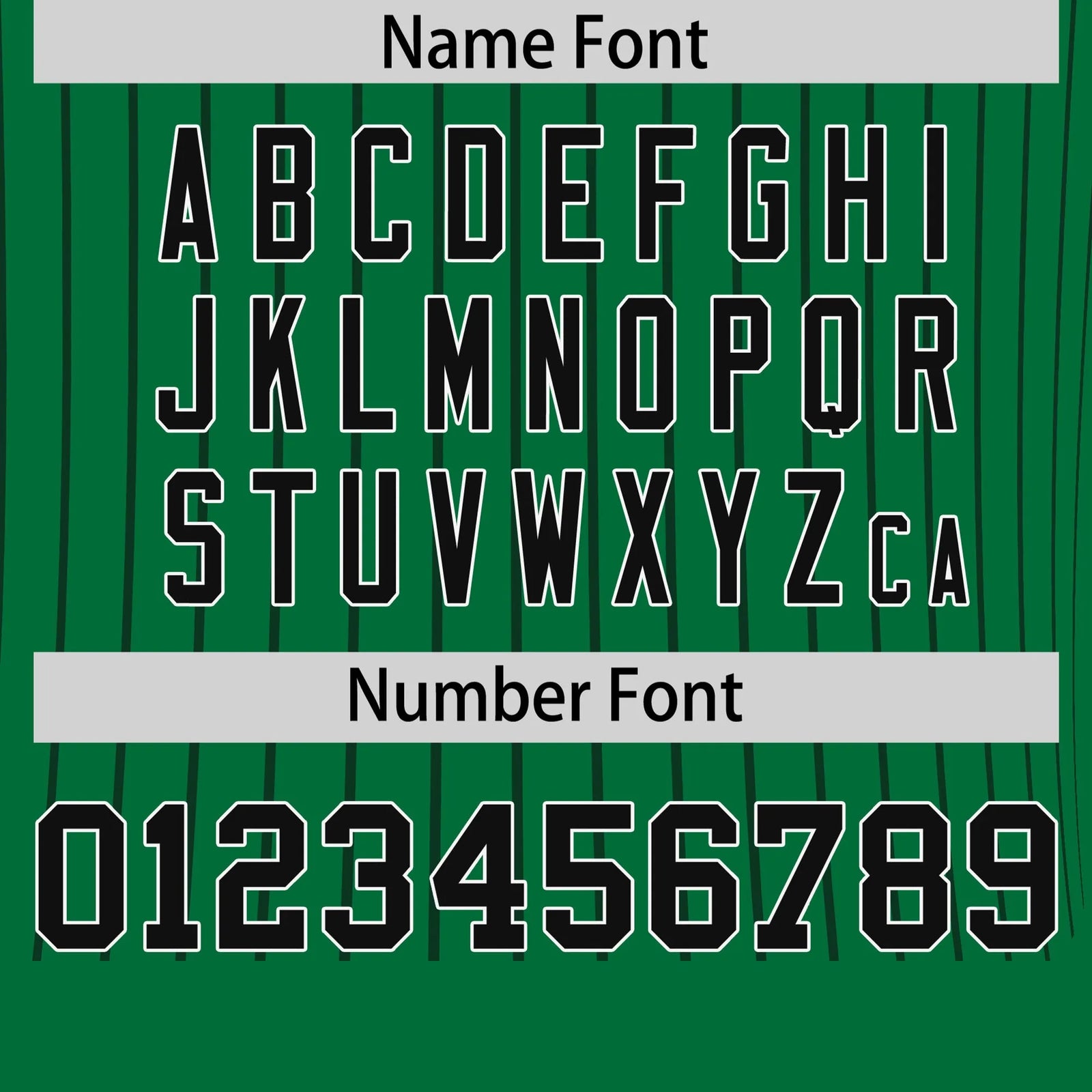 Custom Kelly Green Black-White Pinstripe Pattern Design Performance T-Shirt