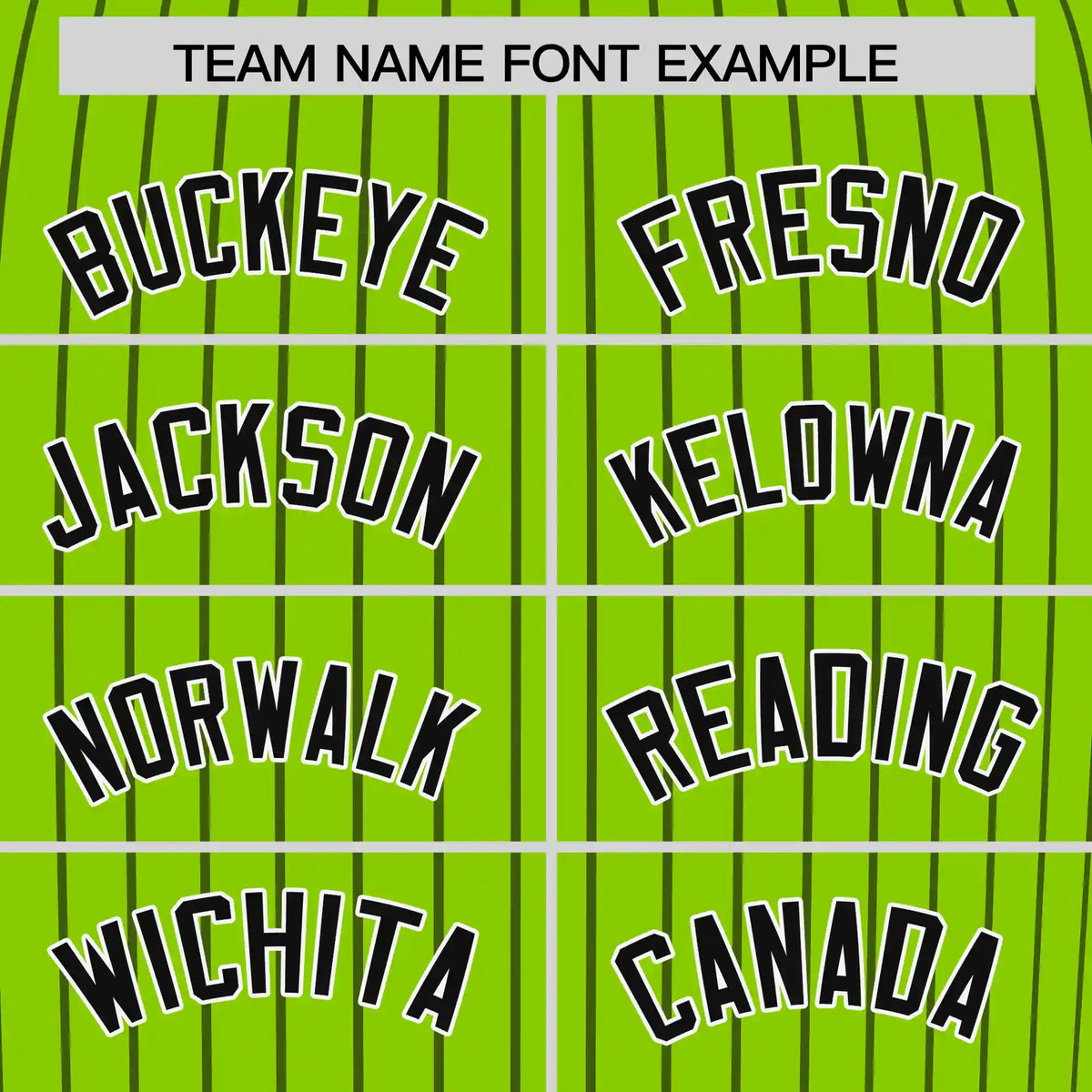 Custom Neon Green Black-White Pinstripe Pattern Design Performance T-Shirt