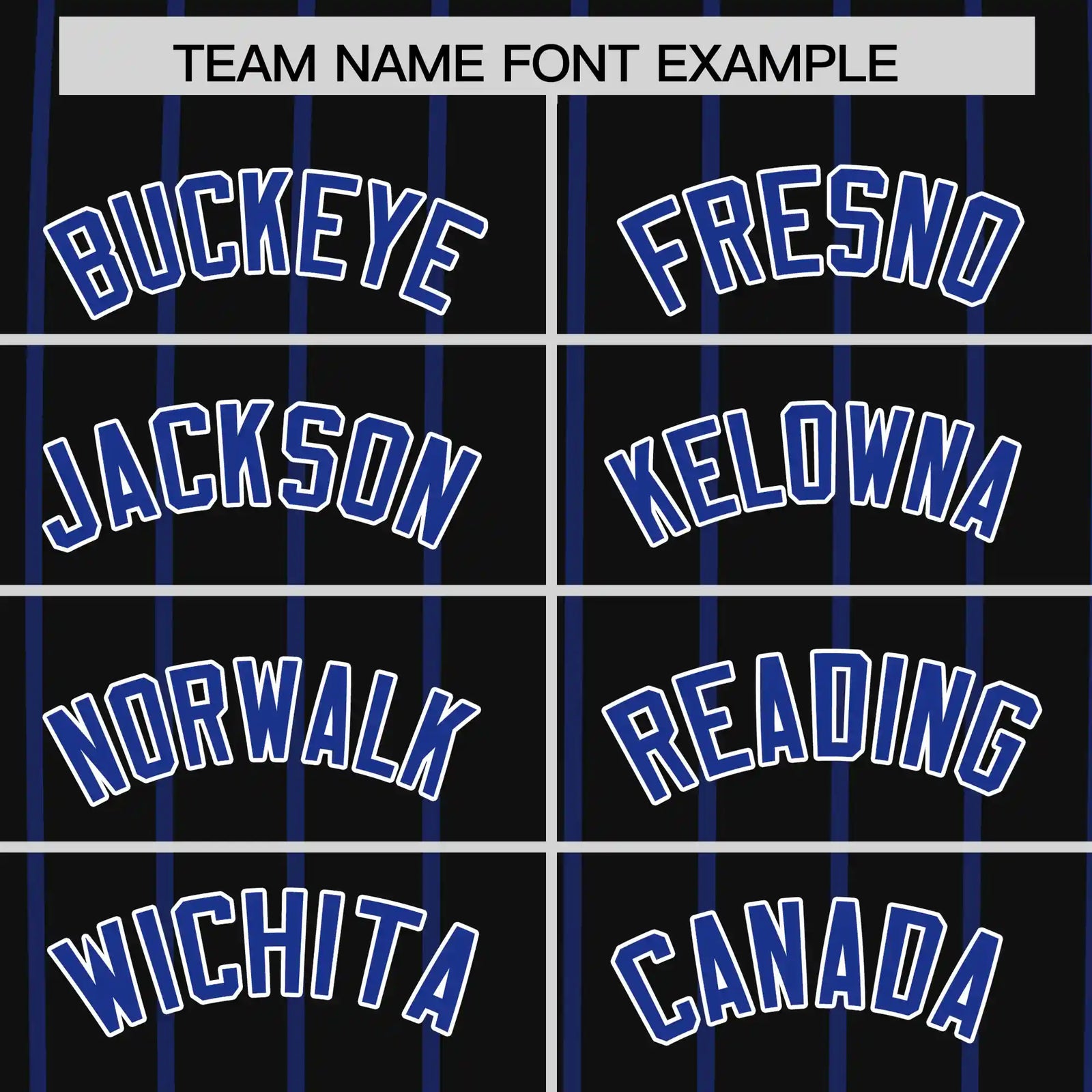 Custom Black Royal Blue-White Pinstripe Pattern Design Performance T-Shirt