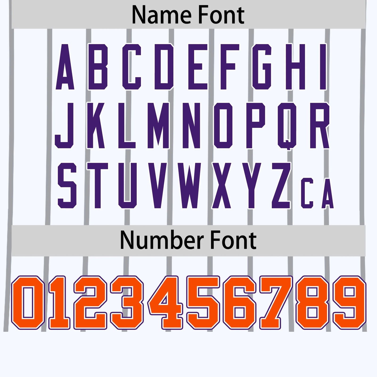 Custom White Black-Orange Pinstripe Pattern Design Performance T-Shirt