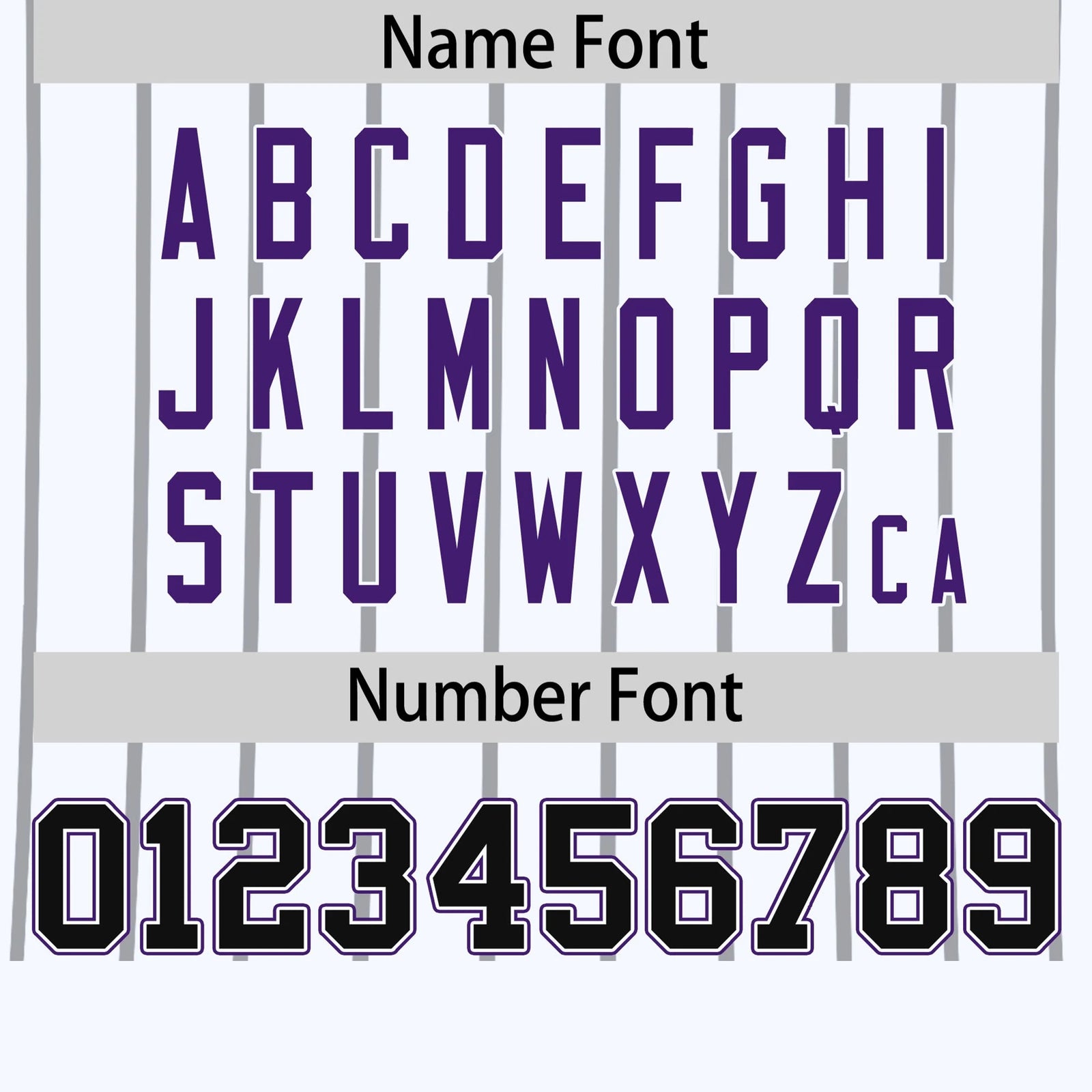 Custom White Black-Purple Pinstripe Pattern Design Performance T-Shirt