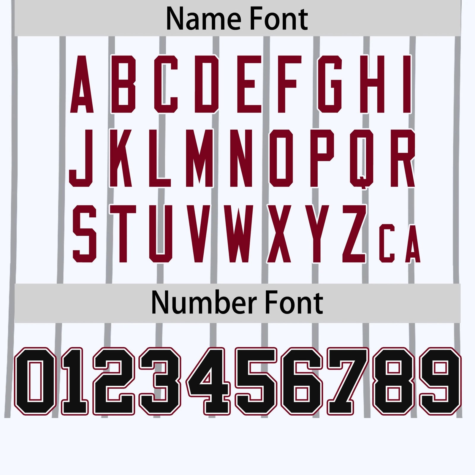 Custom White Black-Crimson Pinstripe Pattern Design Performance T-Shirt