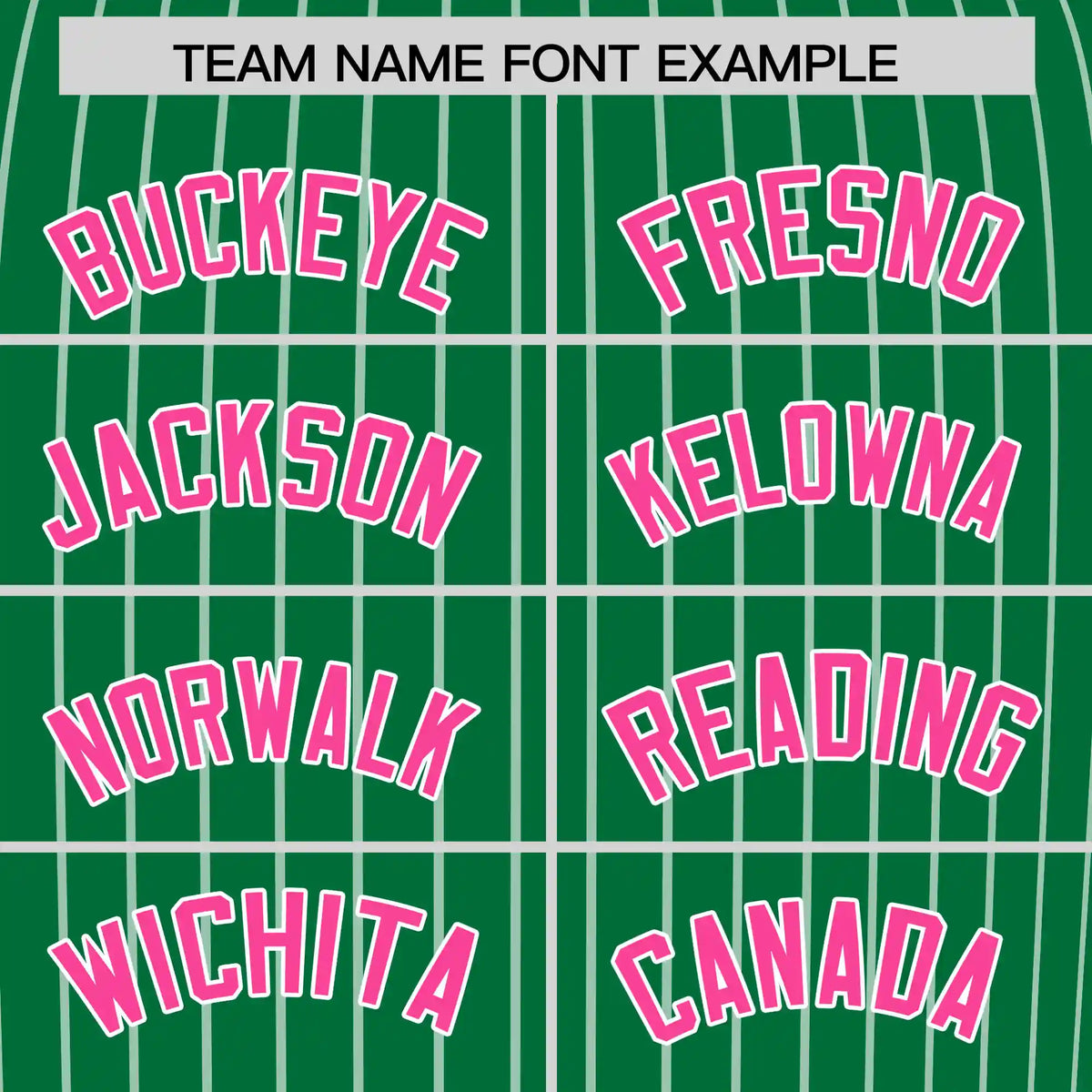 Custom Kelly Green White-Pink Pinstripe Pattern Design Performance T-Shirt