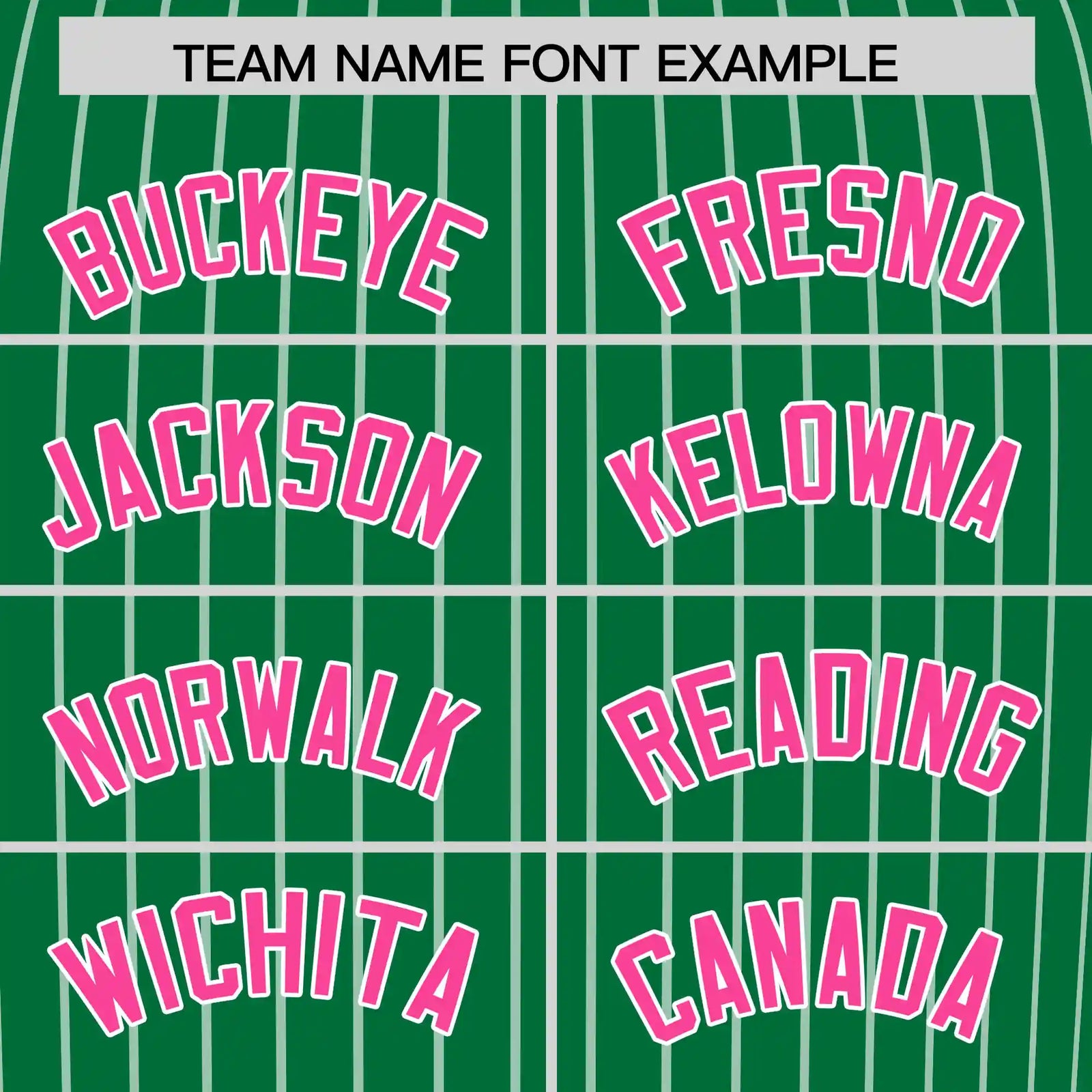 Custom Kelly Green White-Pink Pinstripe Pattern Design Performance T-Shirt