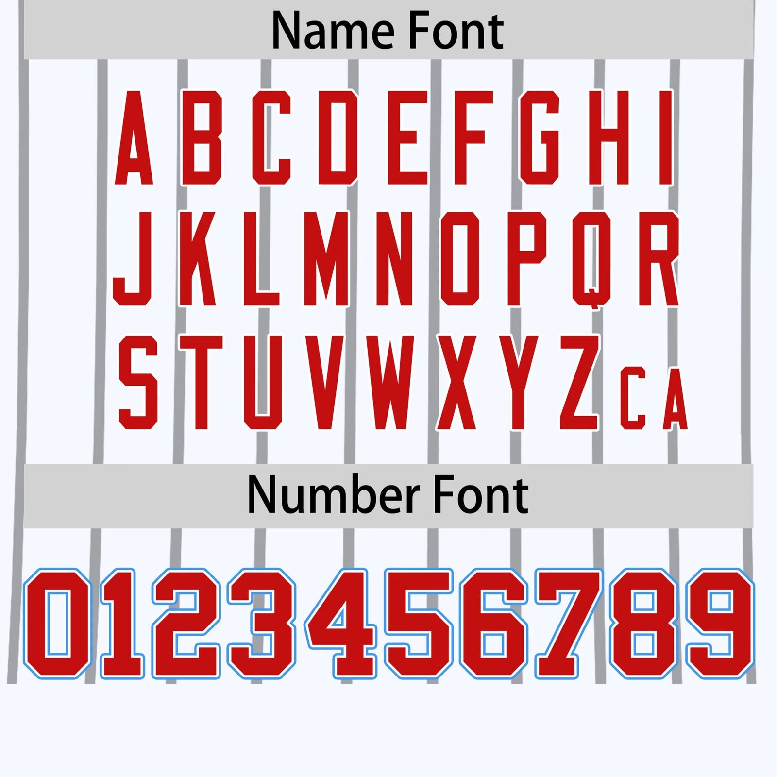 Custom White Gray-Powder Blue Pinstripe Pattern Design Performance T-Shirt