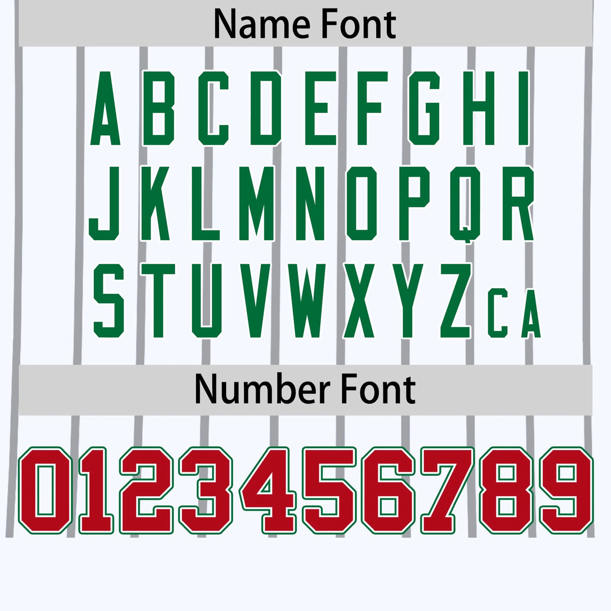 Custom White Gray-Kelly Green Pinstripe Pattern Design Performance T-Shirt