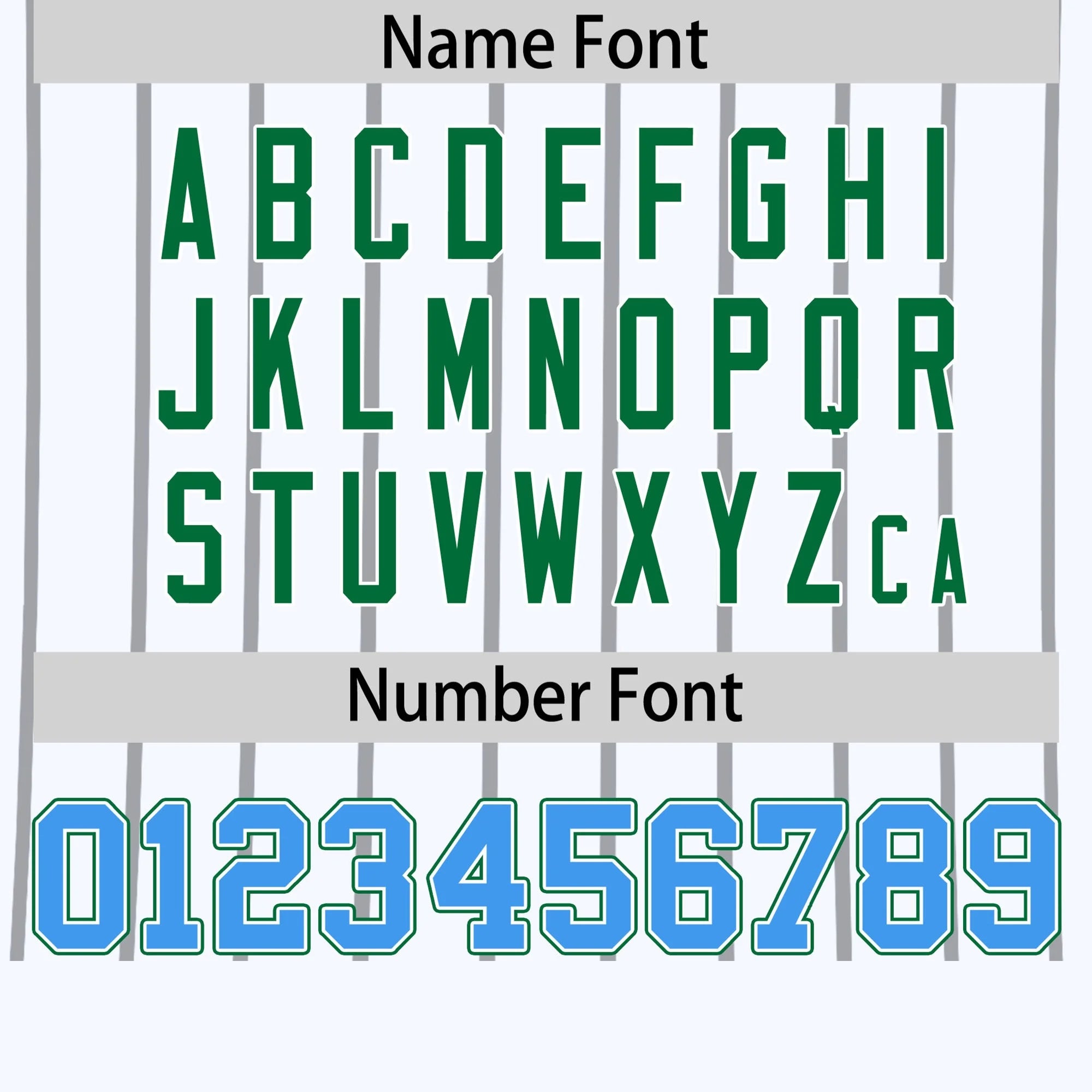 Custom White Gray-Kelly Green Pinstripe Pattern Design Performance T-Shirt