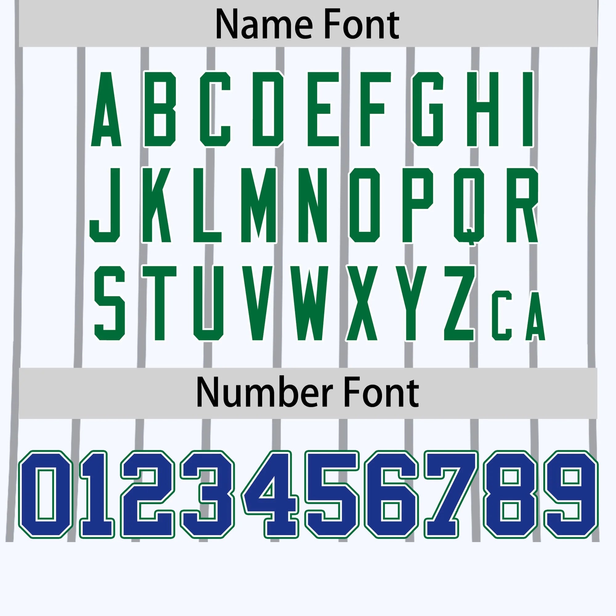 Custom White Gray-Kelly Green Pinstripe Pattern Design Performance T-Shirt