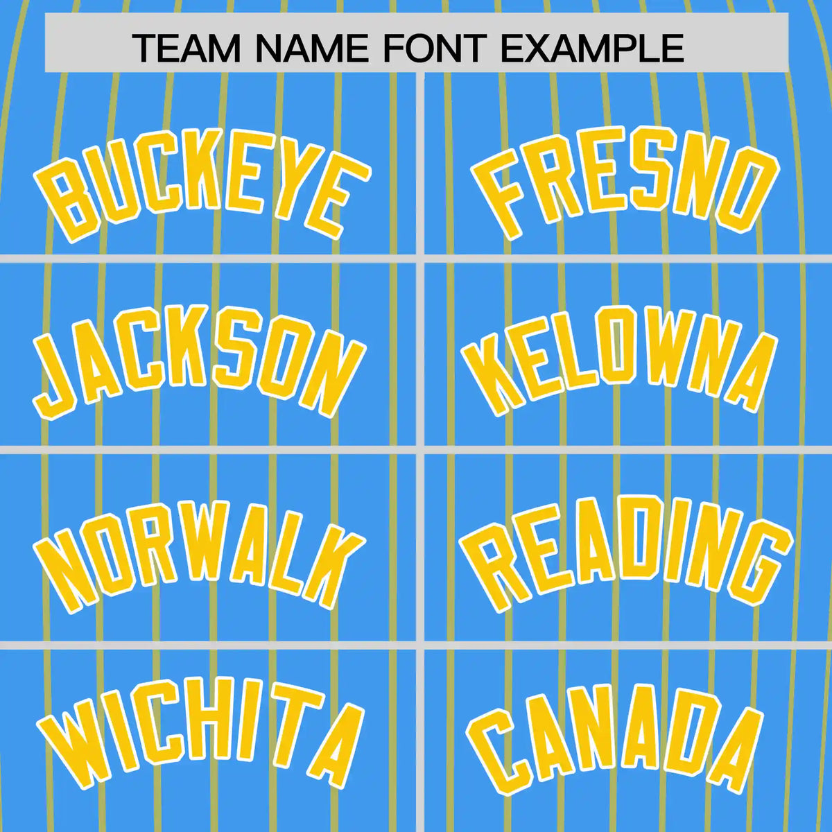 Custom Powder Blue Gold01-Gold01 Pinstripe Pattern Design Performance T-Shirt