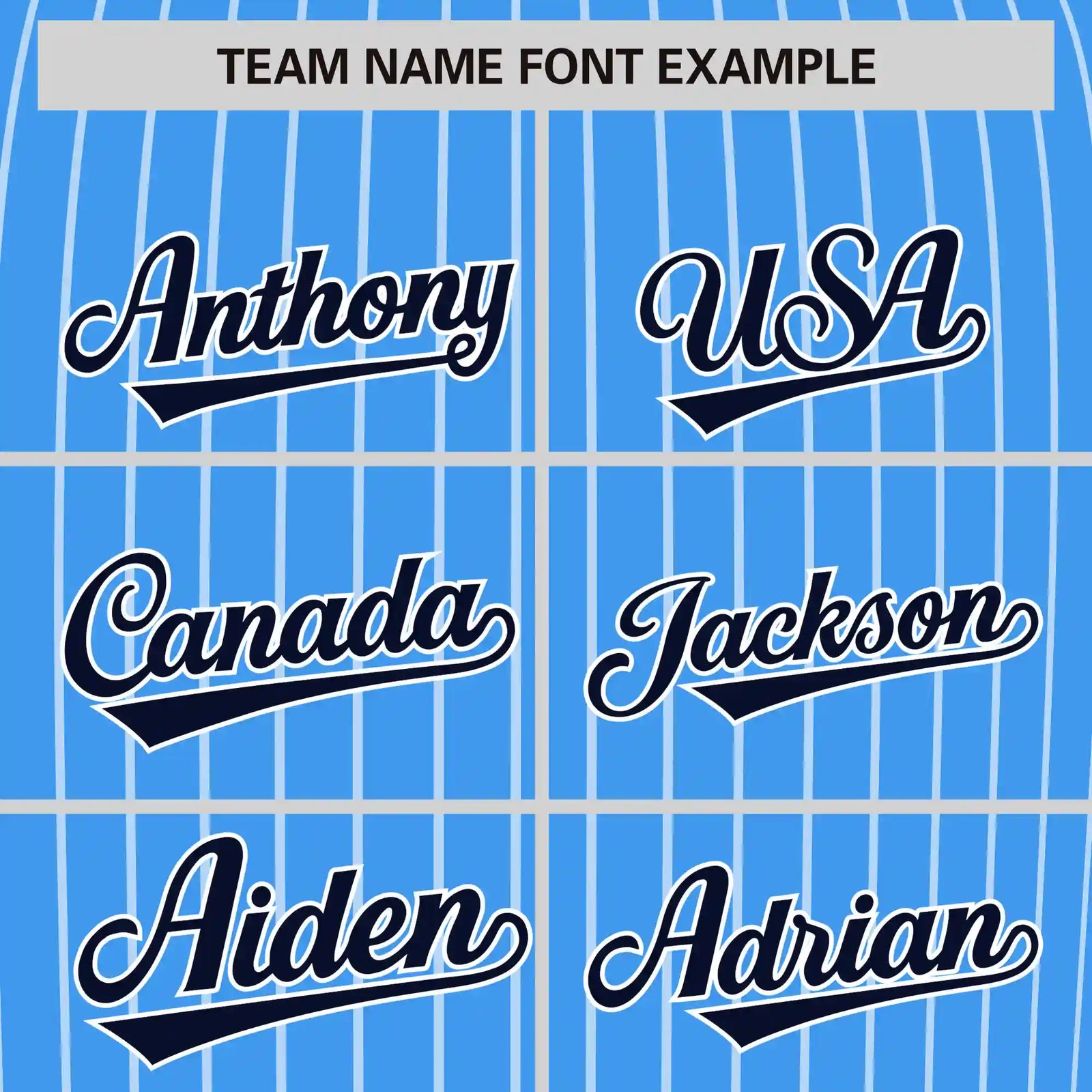 Custom Powder Blue White-Navy Pinstripe Pattern Design Performance T-Shirt