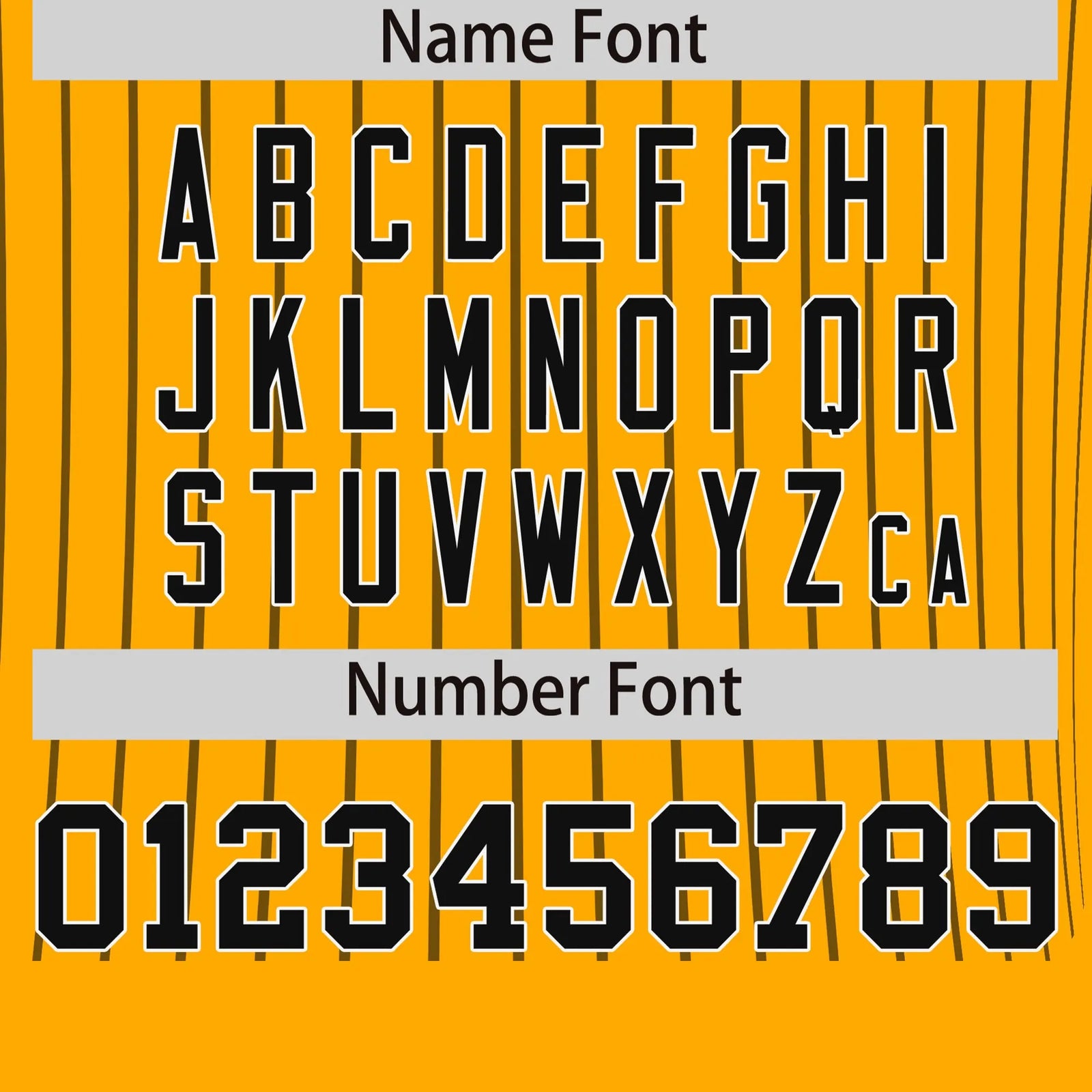 Custom Yellow Black-White Pinstripe Pattern Design Performance T-Shirt