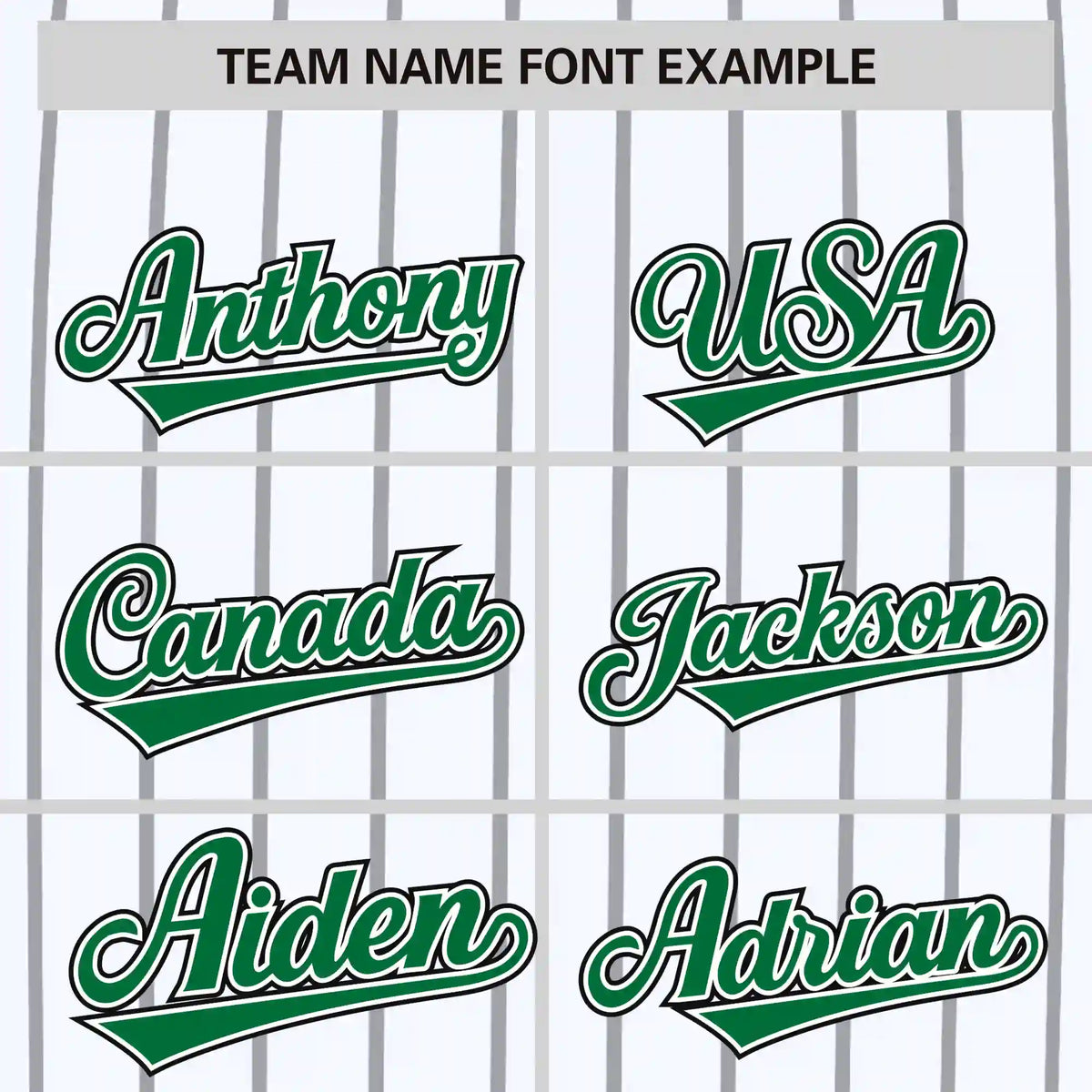 Custom White Black-Kelly Green Pinstripe Pattern Design Performance T-Shirt