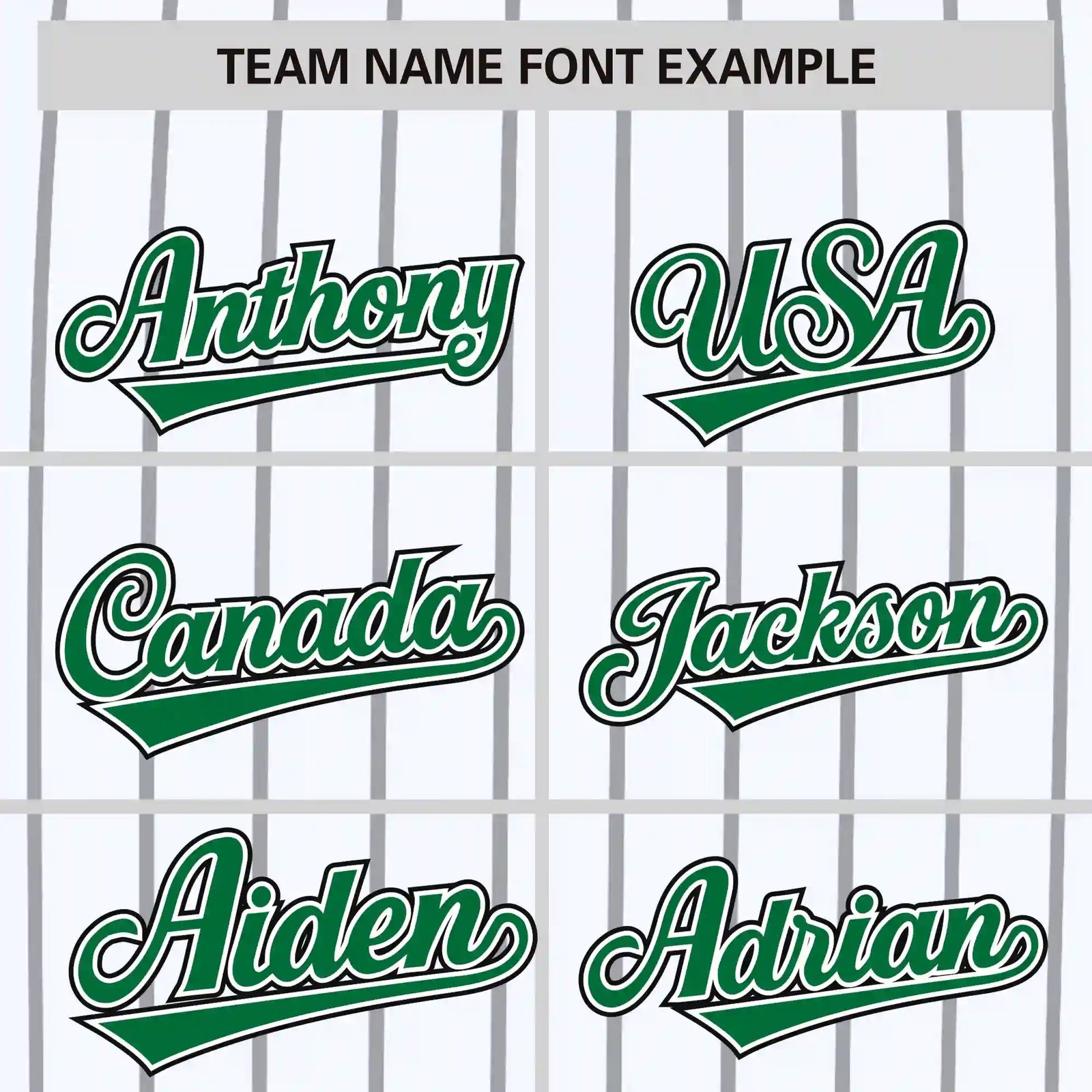 Custom White Black-Kelly Green Pinstripe Pattern Design Performance T-Shirt