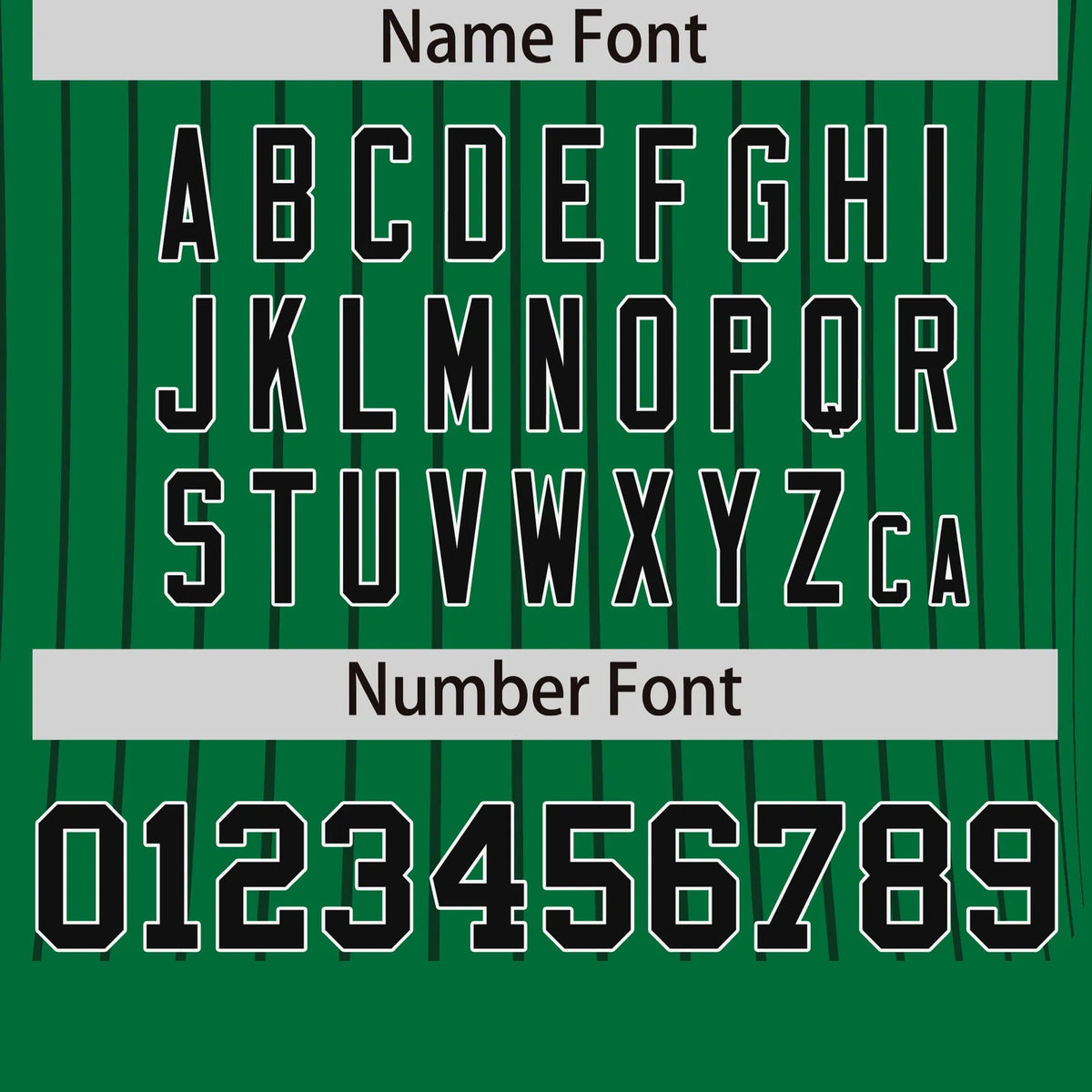 Custom Kelly Green Black-White Pinstripe Pattern Design Performance T-Shirt