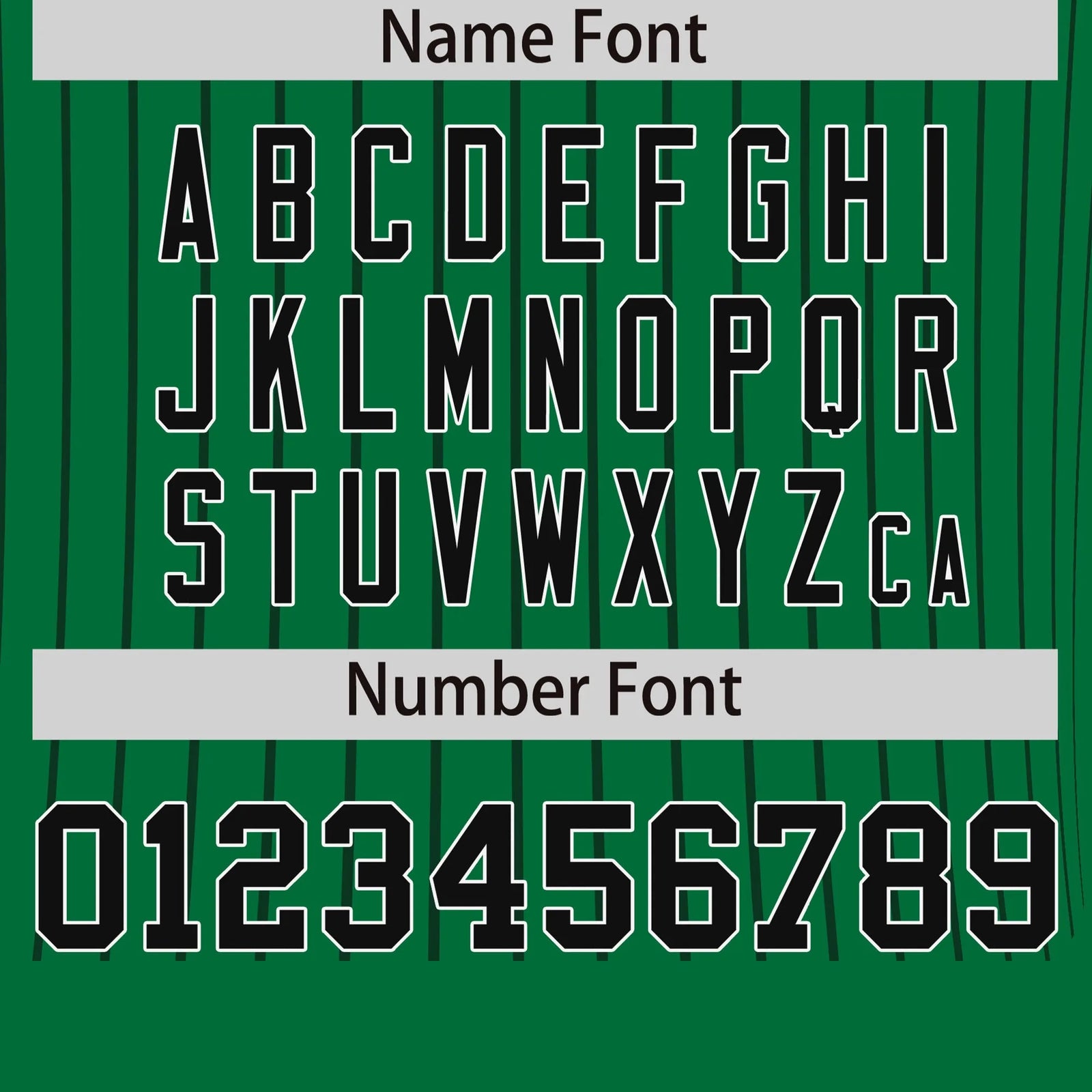 Custom Kelly Green Black-White Pinstripe Pattern Design Performance T-Shirt