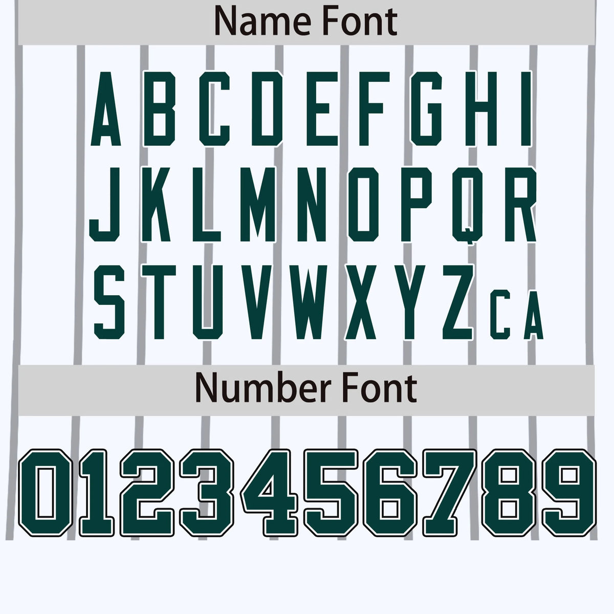 Custom White Black-Midnight Green Pinstripe Pattern Design Performance T-Shirt