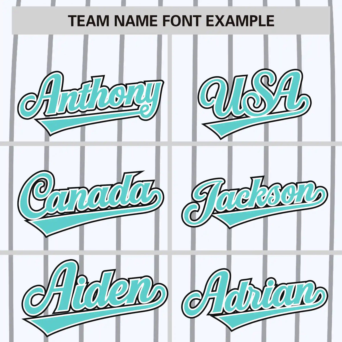 Custom White Black-Aqua Pinstripe Pattern Design Performance T-Shirt