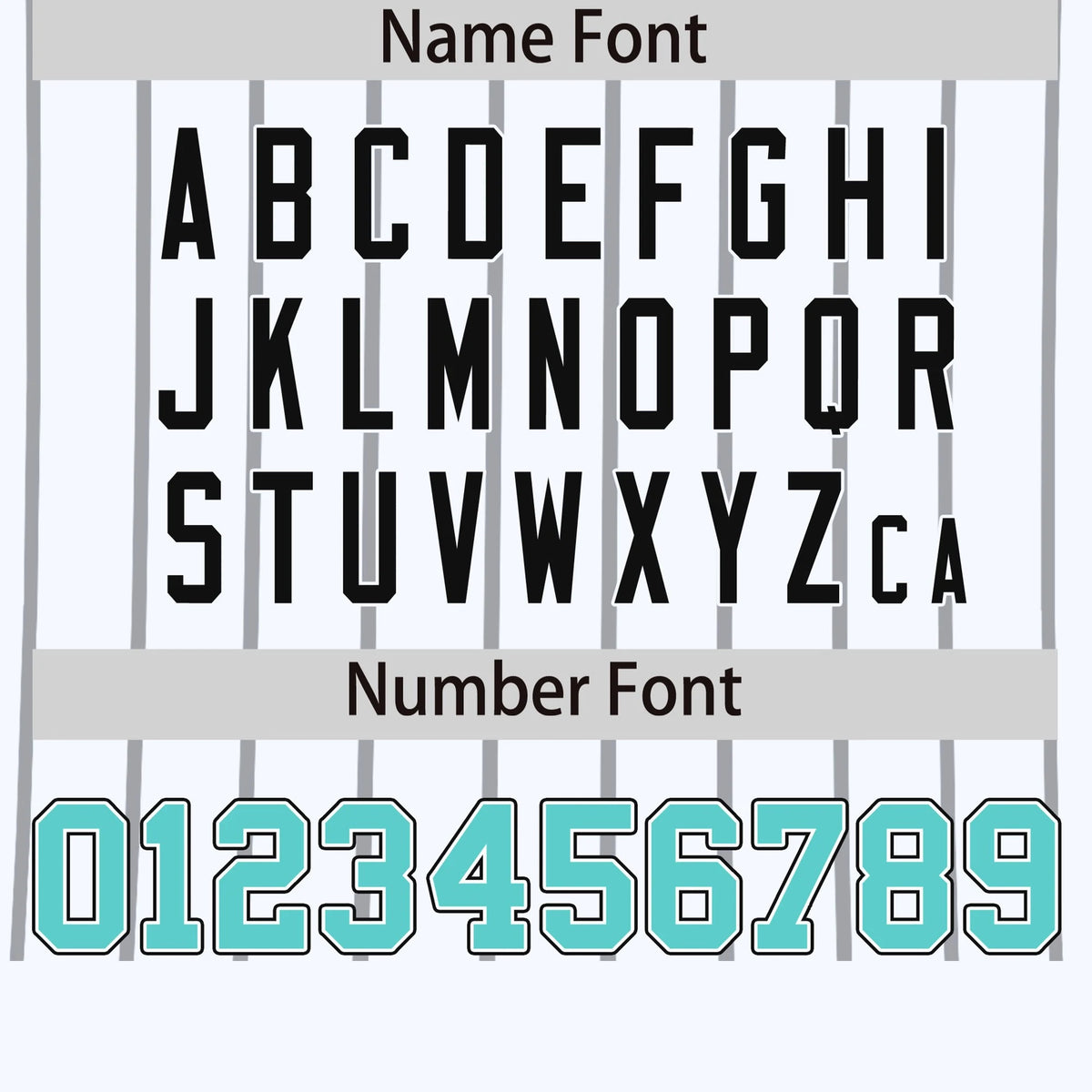 Custom White Black-Aqua Pinstripe Pattern Design Performance T-Shirt