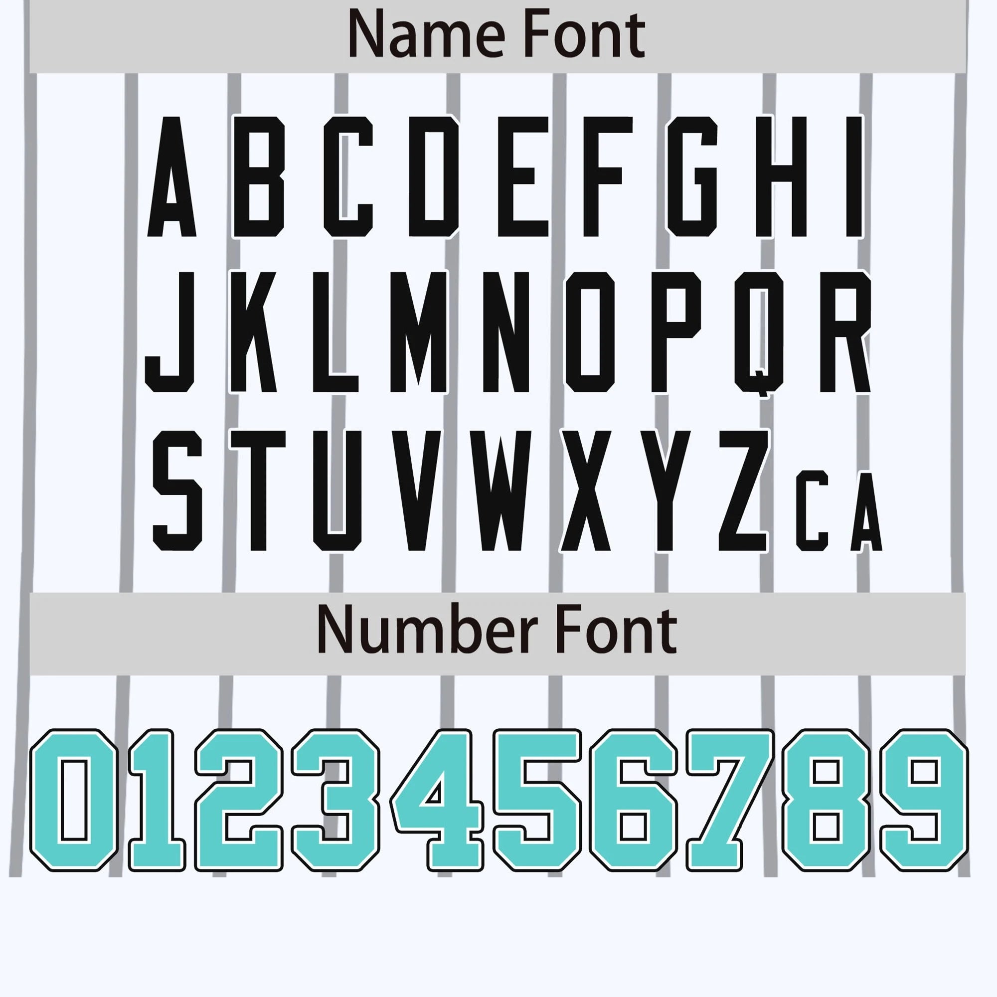 Custom White Black-Aqua Pinstripe Pattern Design Performance T-Shirt