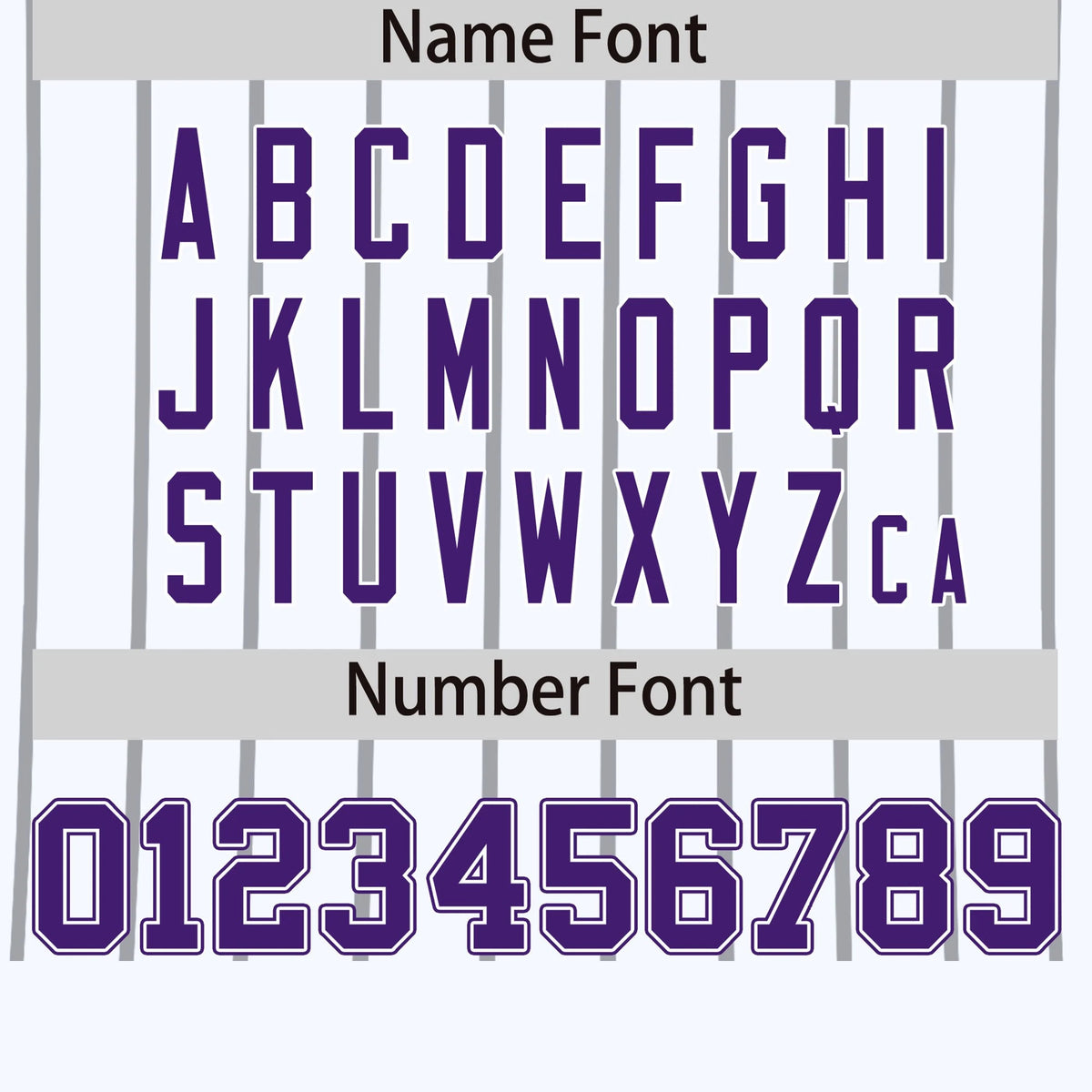 Custom White Black-Purple Pinstripe Pattern Design Performance T-Shirt