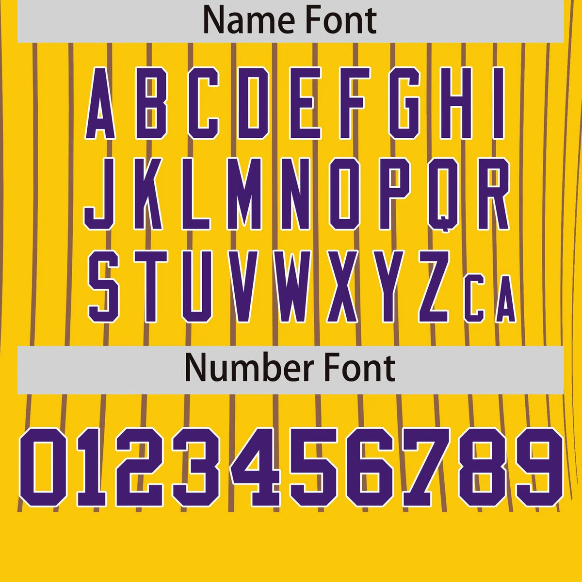 Custom Gold01 Purple-White Pinstripe Pattern Design Performance T-Shirt