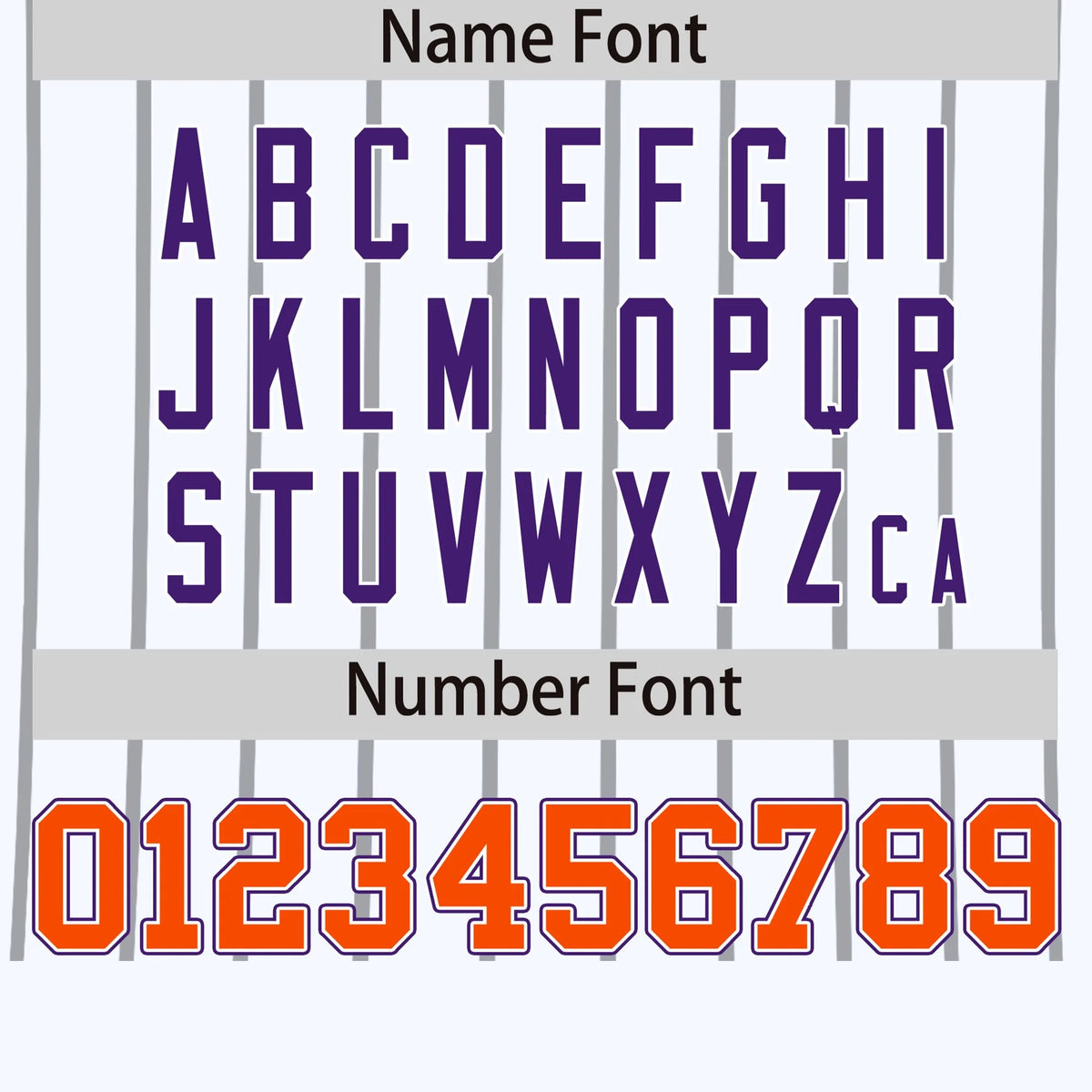 Custom White Black-Orange Pinstripe Pattern Design Performance T-Shirt