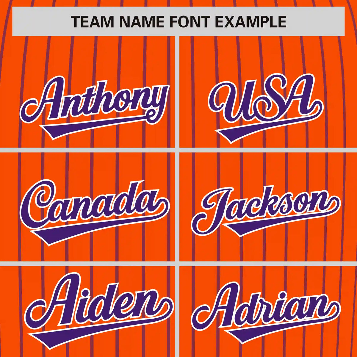Custom Orange Purple-White Pinstripe Pattern Design Performance T-Shirt