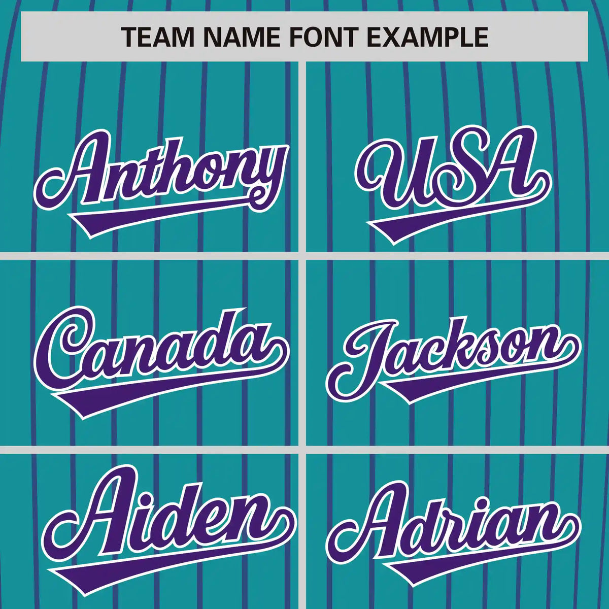 Custom Aqua Purple-White Pinstripe Pattern Design Performance T-Shirt