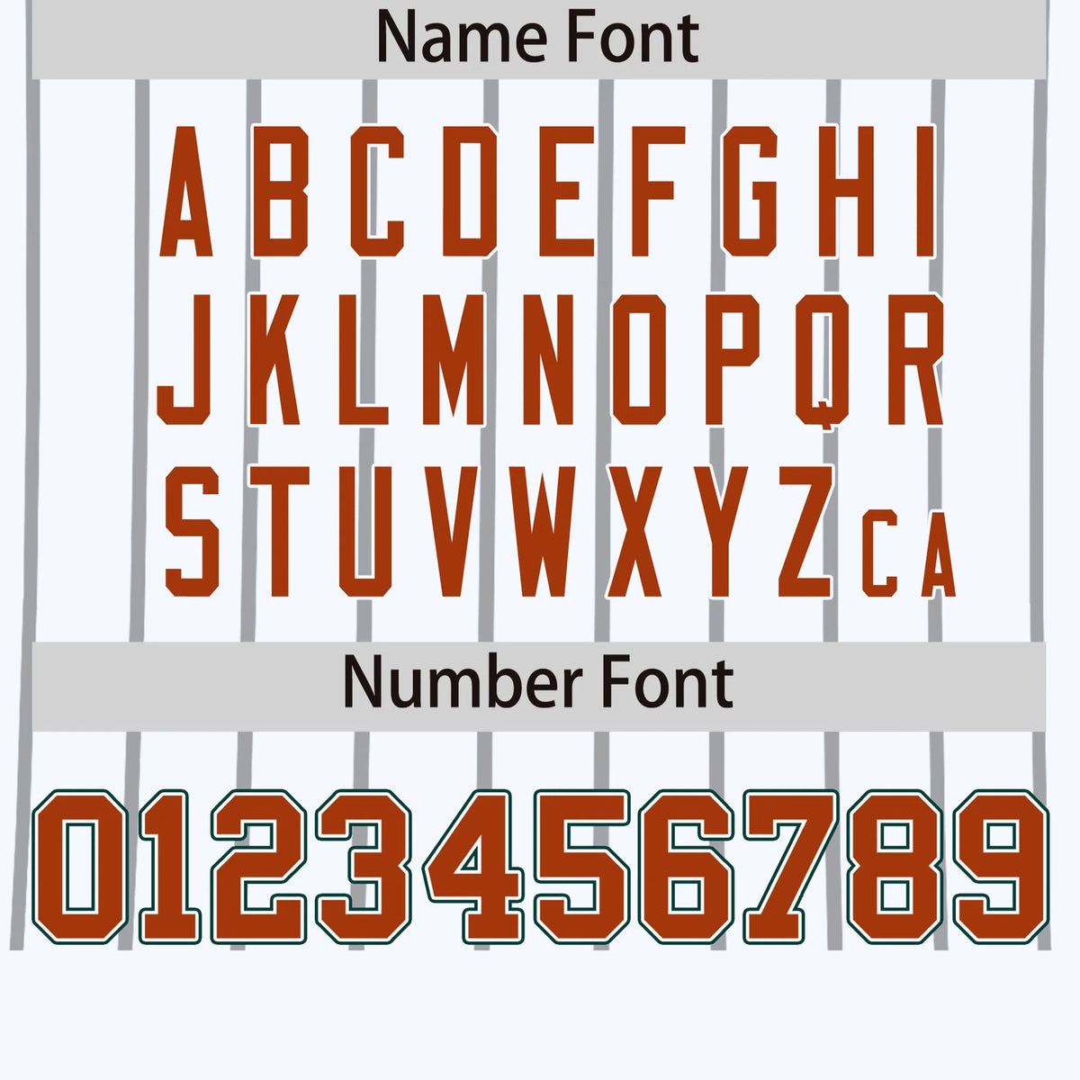 Custom White Black-Orange Pinstripe Pattern Design Performance T-Shirt