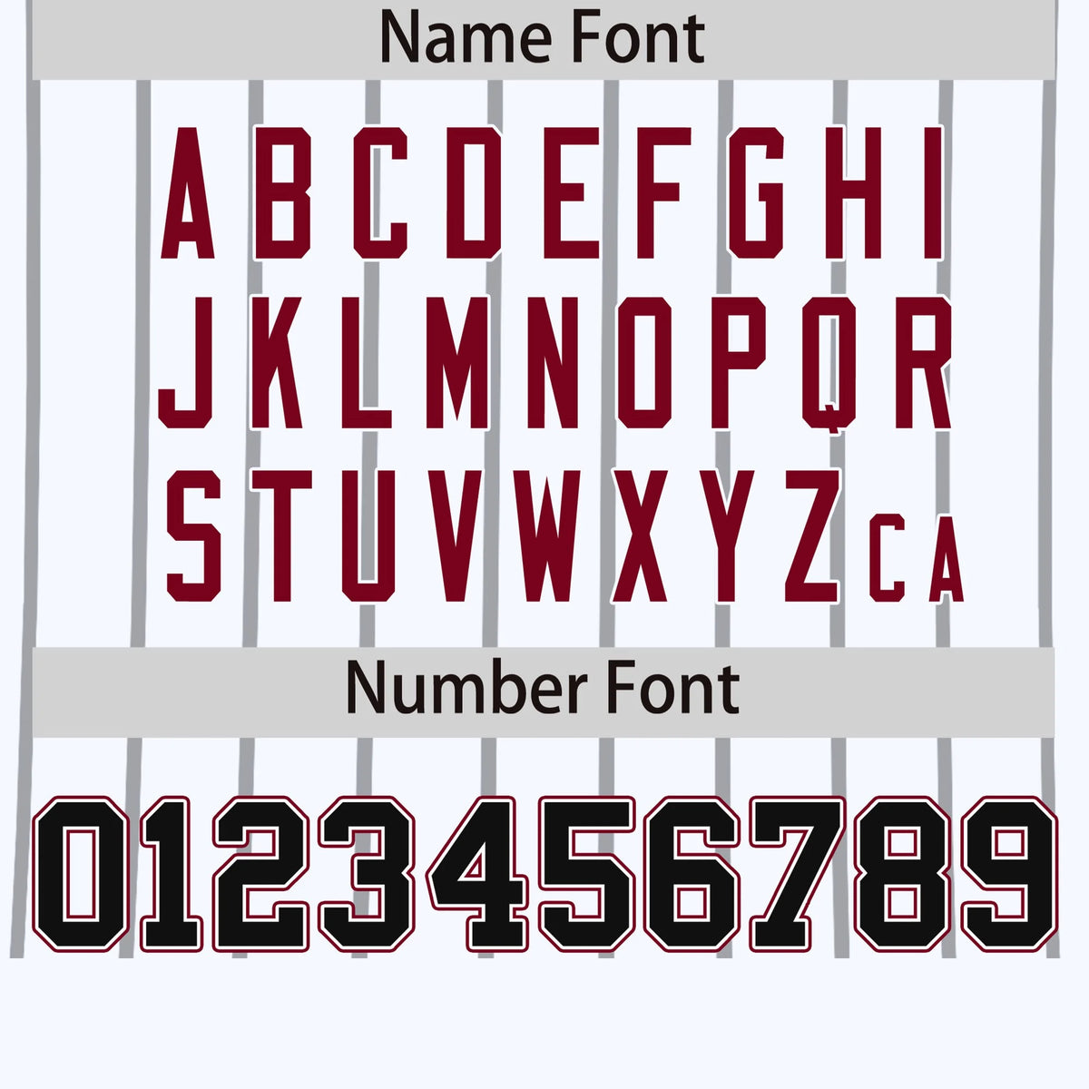 Custom White Black-Crimson Pinstripe Pattern Design Performance T-Shirt